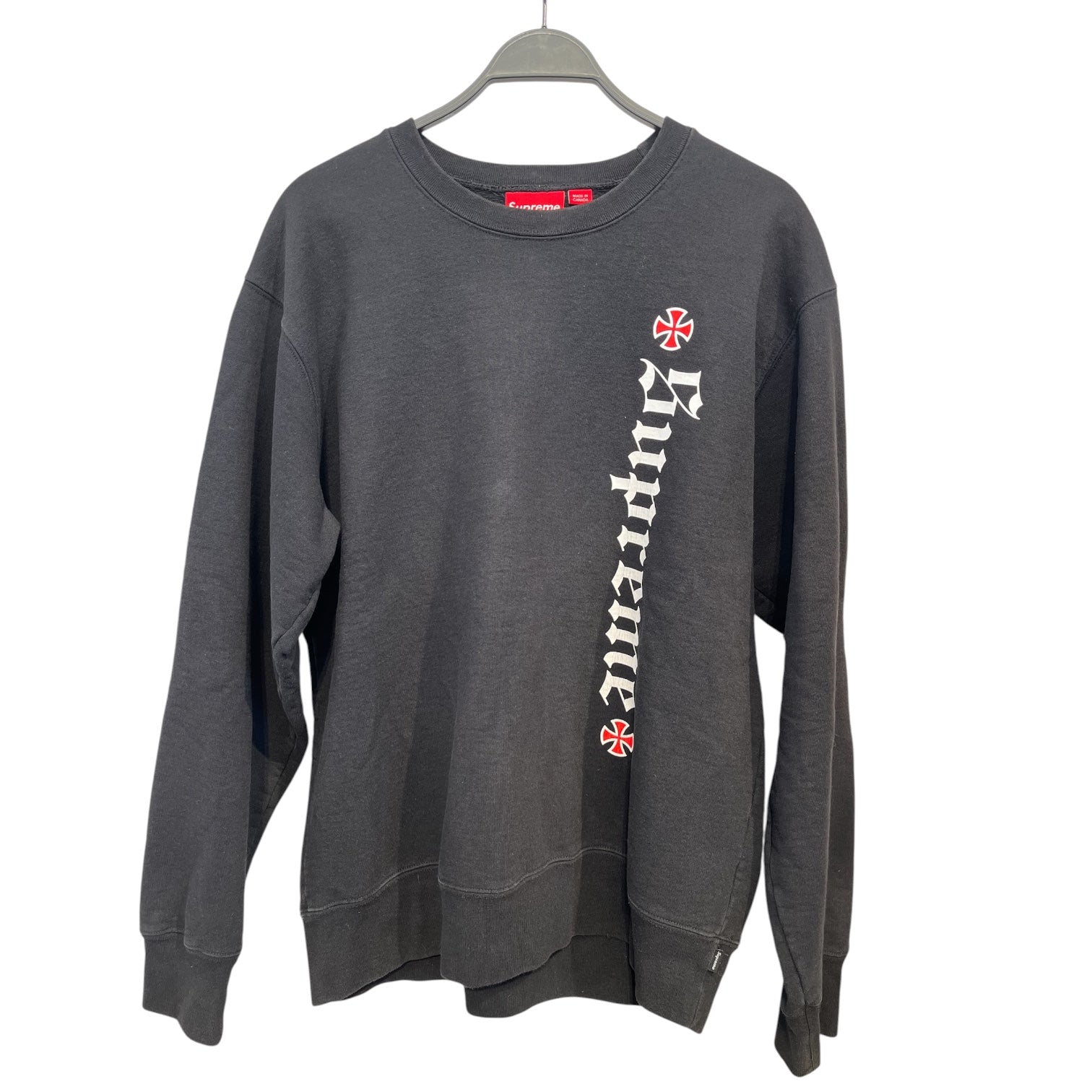 Supreme/Sweatshirt/XL/Cotton/BLK/INDEPENDENT FUCK THE REST view 1