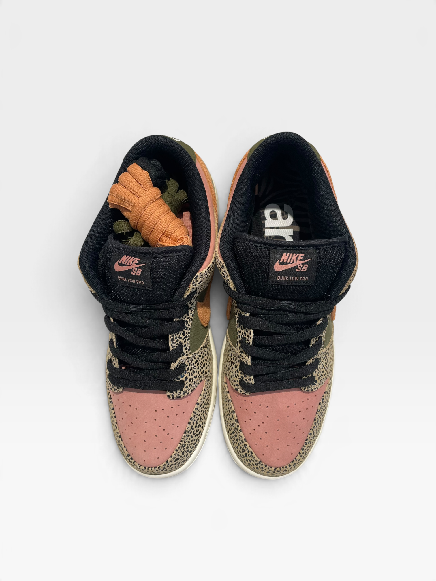 NIKE SB/Low-Sneakers/US 11/Leopard/Leather/MLT/Dunk Low "Arts-Rec Safari" view 3