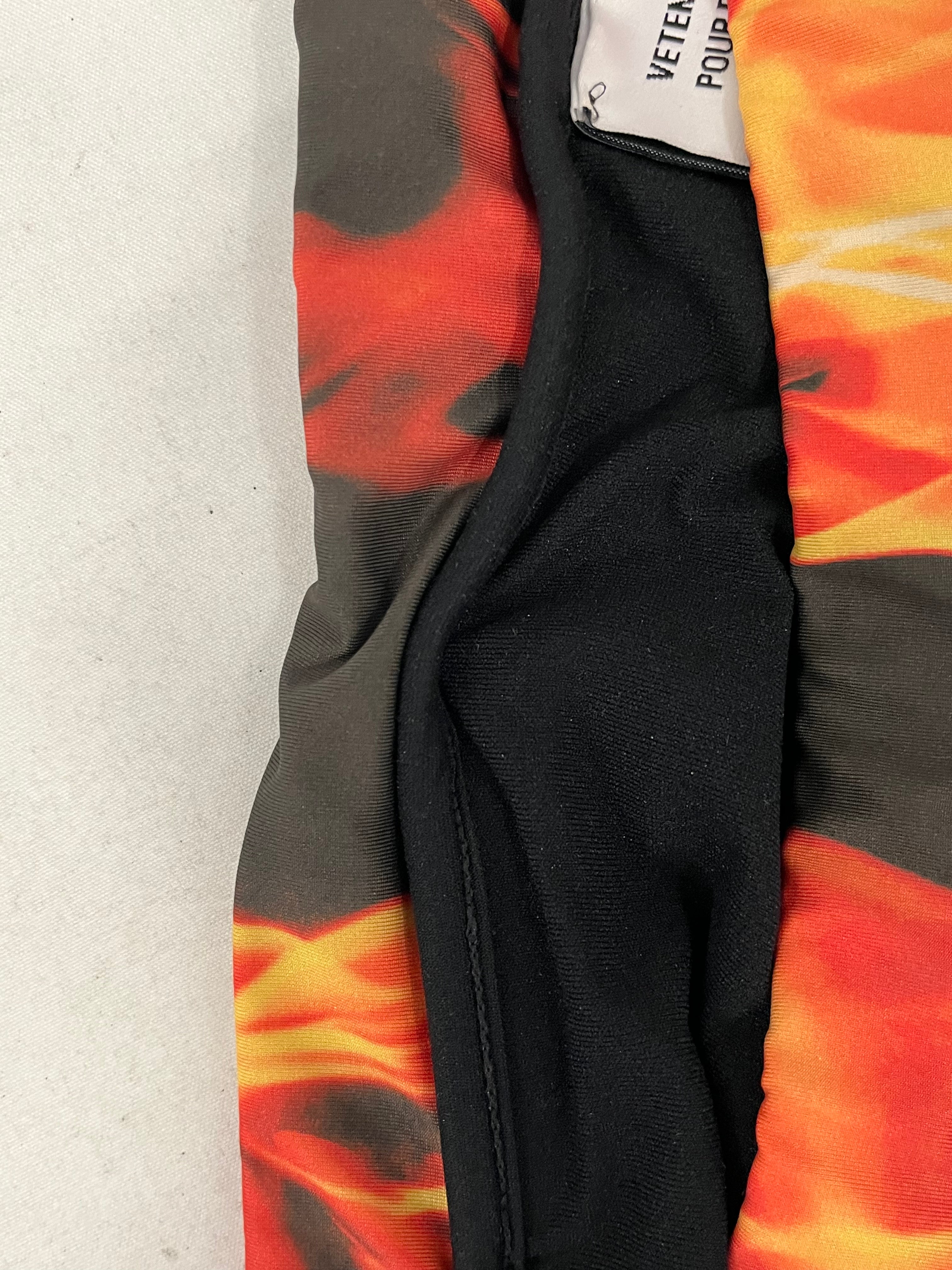 VETEMENTS/Skirt/S/All Over Print/Nylon/BLK/FIRE BLAZING MINI SKIRT view 5