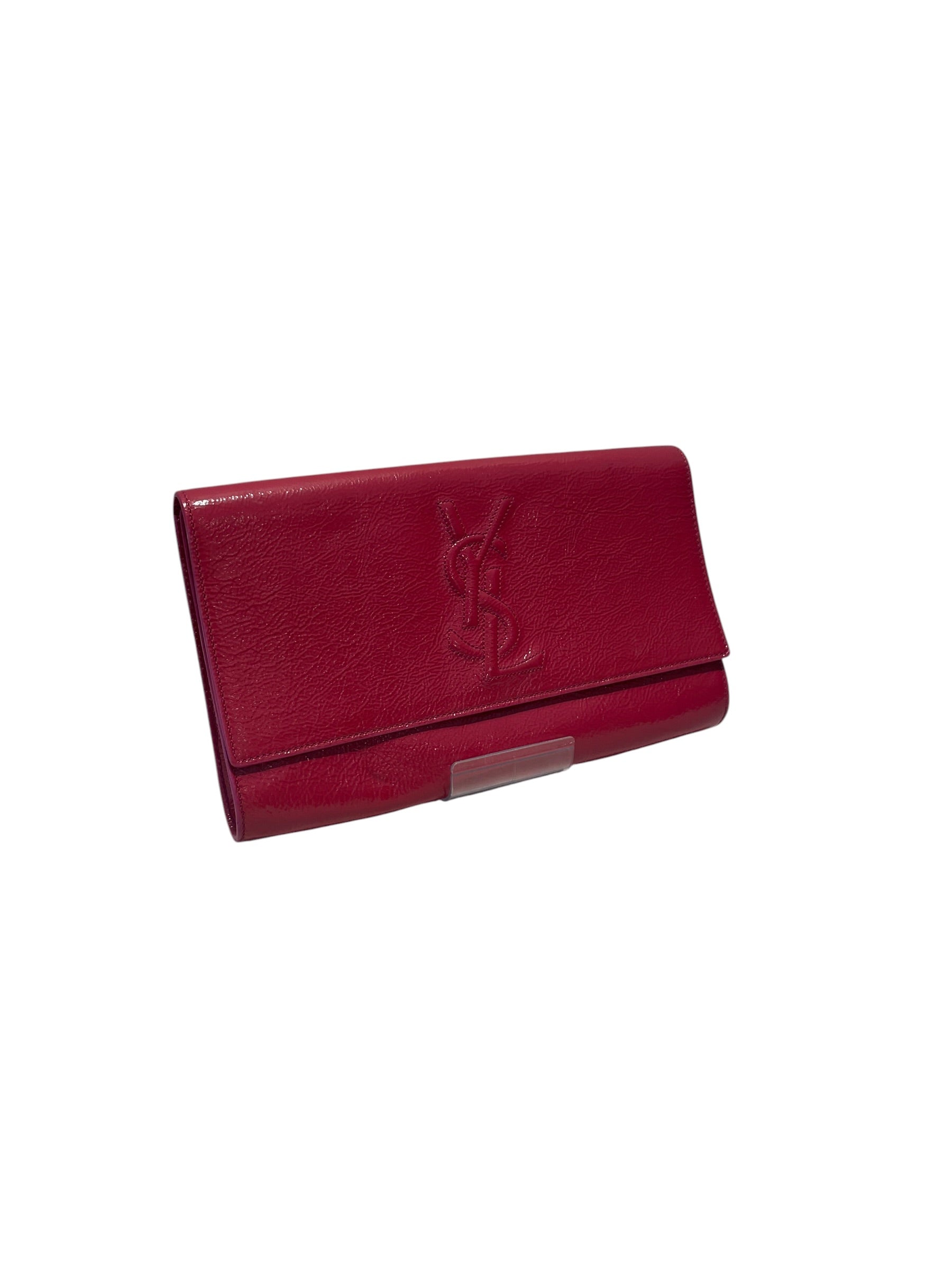 YVES SAINT LAURENT/Clutch Bag/Leather/RED/Belle de Jour Clutch view 1