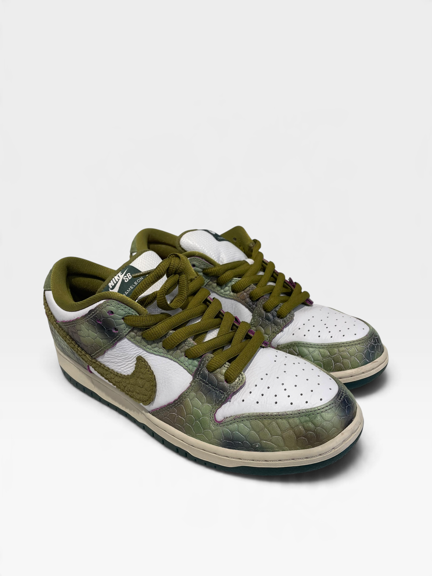 NIKE/X ALEXIS SABLONE DUNK LOW/Low-Sneakers/US 11/Leather/GRN/HJ3386-300 view 1