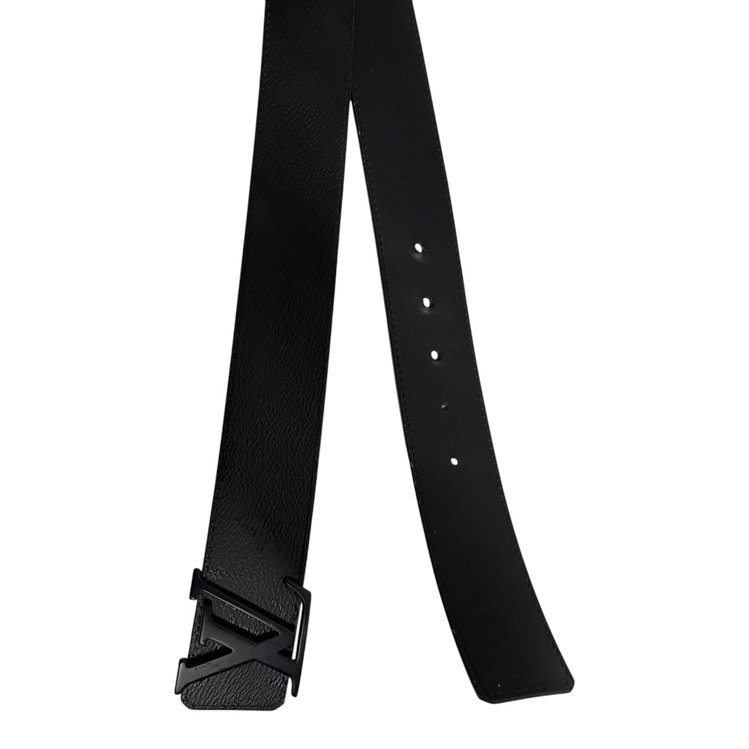 LOUIS VUITTON/Belt/Monogram/BLK/LV Buckle view 2
