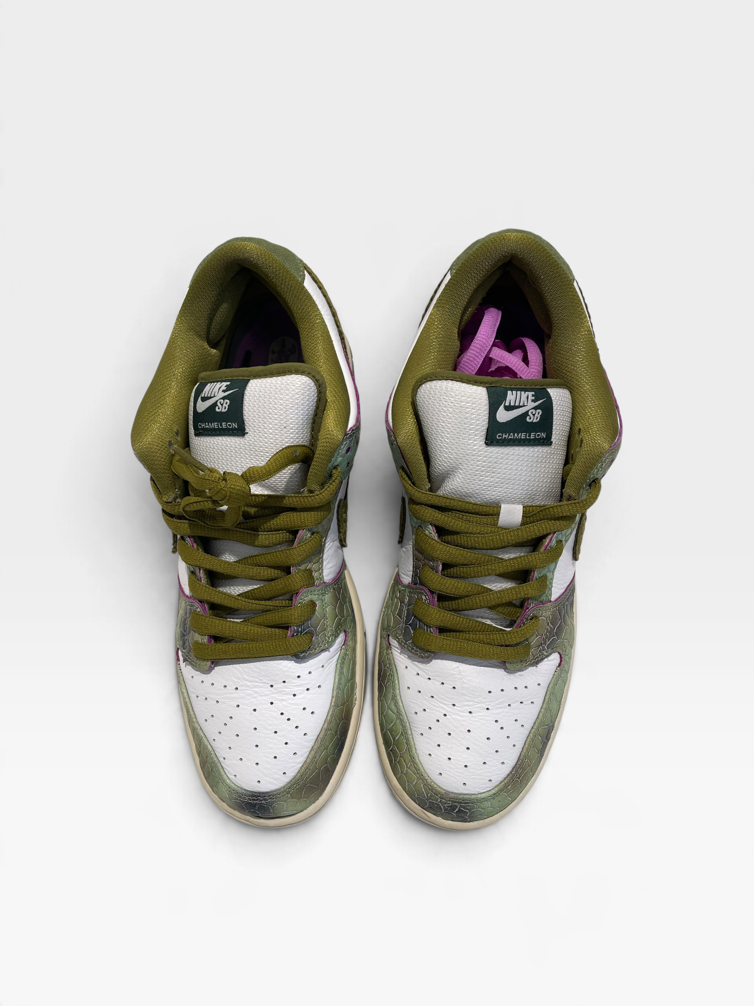 NIKE/X ALEXIS SABLONE DUNK LOW/Low-Sneakers/US 11/Leather/GRN/HJ3386-300 view 3