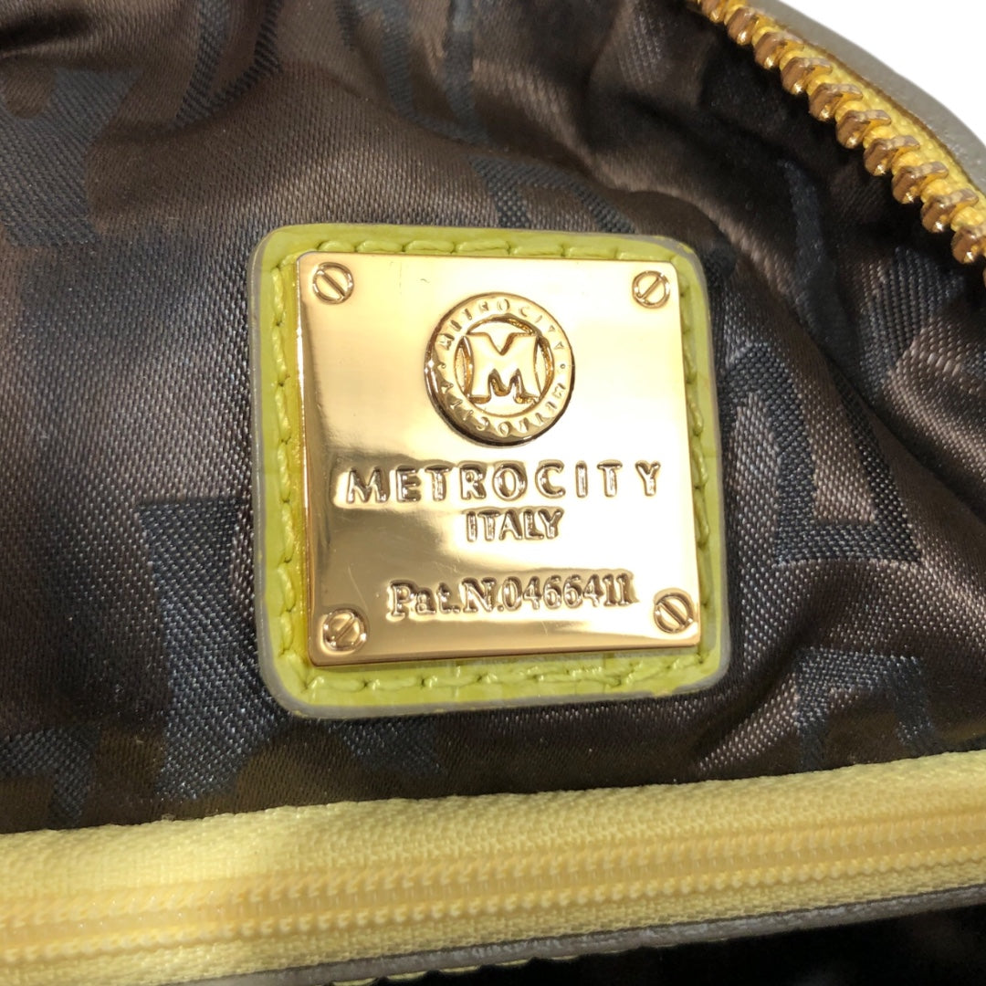 METROCITY/Hand Bag/Monogram/Nylon/GRN/chain print view 6