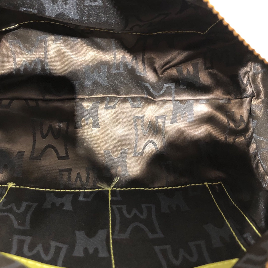 METROCITY/Hand Bag/Monogram/Nylon/GRN/chain print view 7