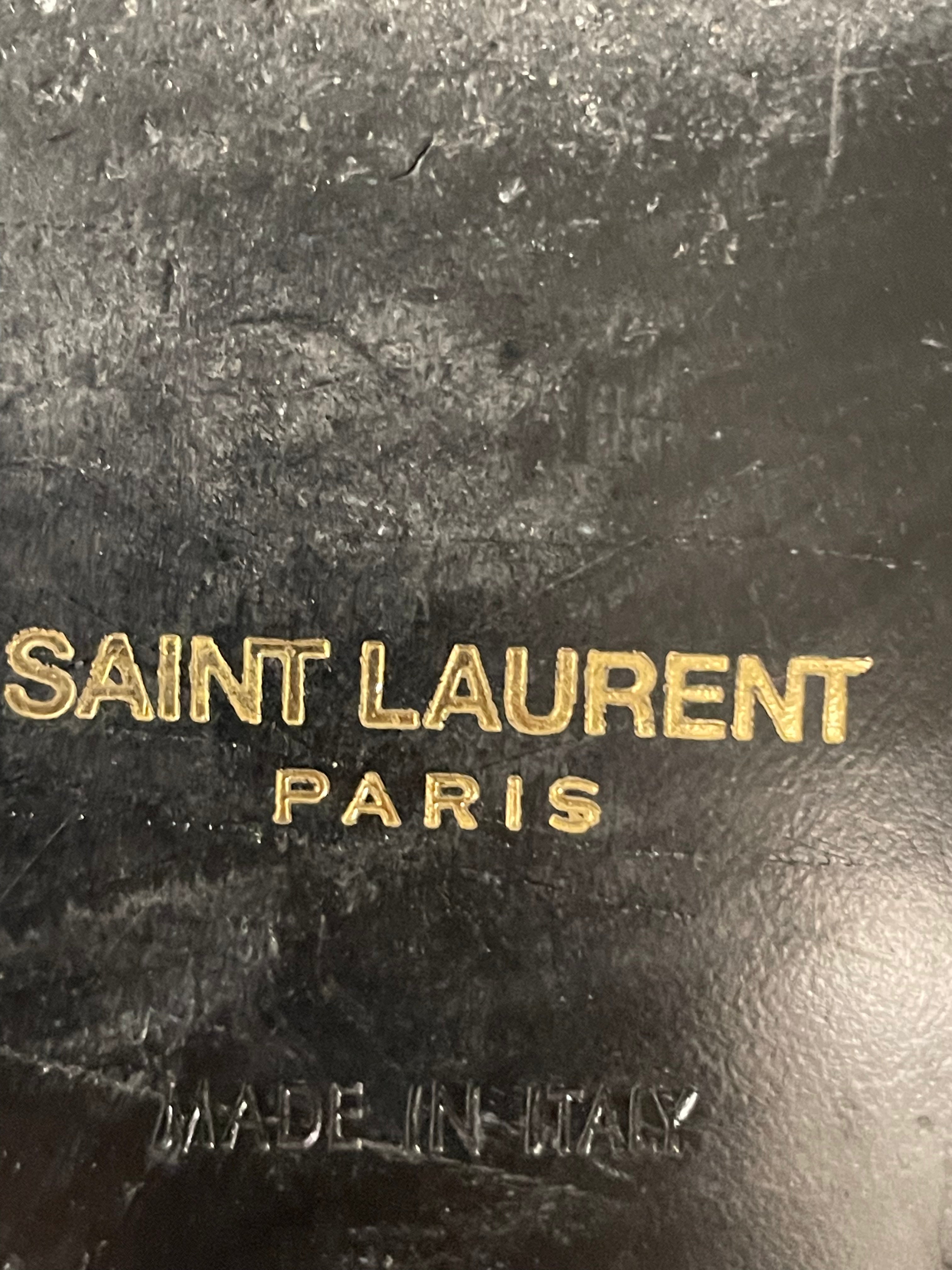 SAINT LAURENT/Dress Shoes/EU 39/Leather/BLK/N1 802356 39 view 3