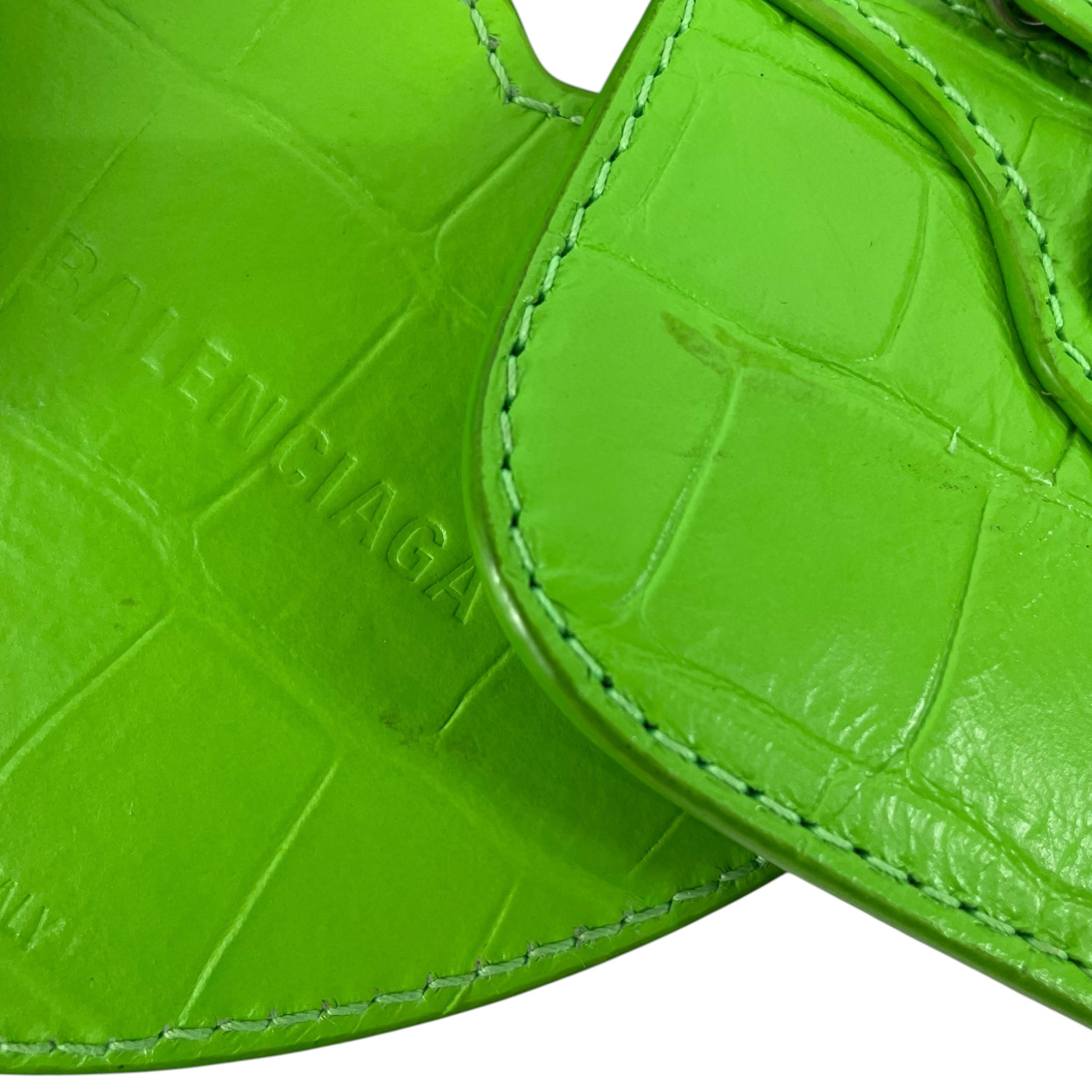 BALENCIAGA/Bag/Animal Pattern/Leather/GRN/671309 CROC EMBOSS CAGOLE view 5