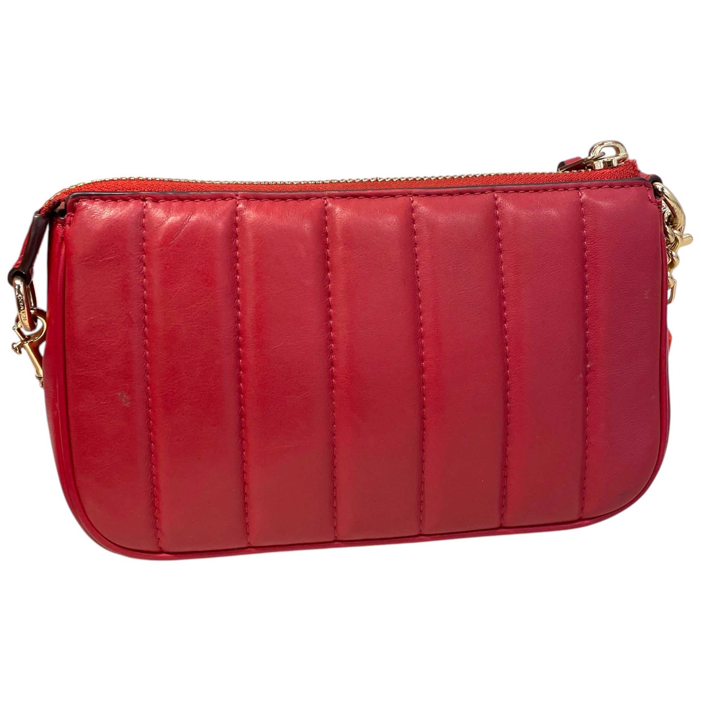 COACH/Bag/Leather/RED/nolita 19 red shoulder bag view 3