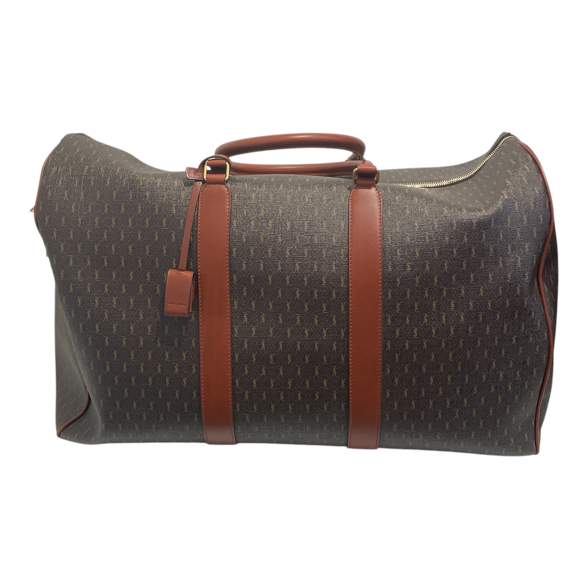 SAINT LAURENT/Luggage/Monogram/Leather/BRW/Le Monogramme 72H view 1