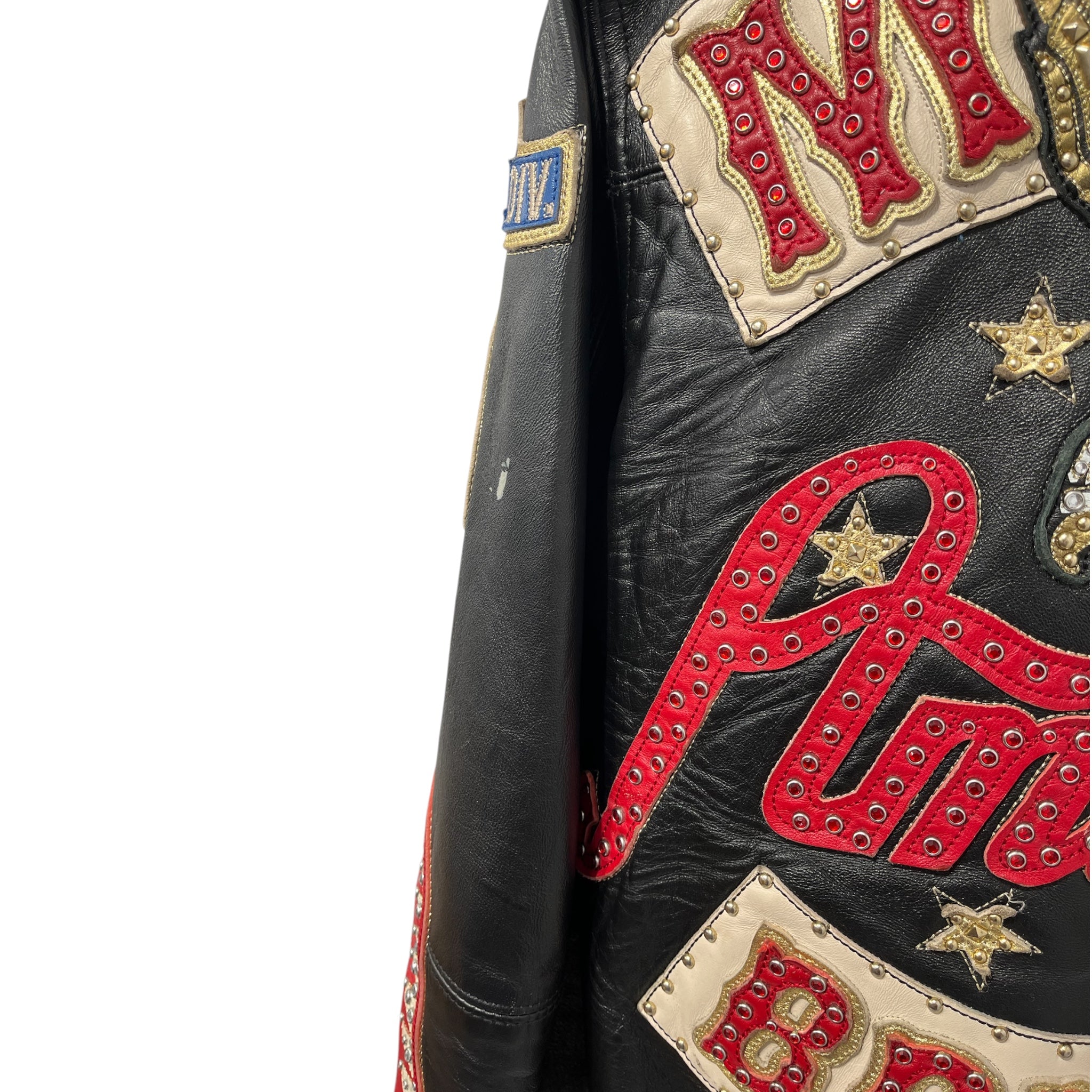 Pelle Pelle/Leather Jkt/S/Leather/BLK/All Over Print/bruiser 78 gold eagle view 7