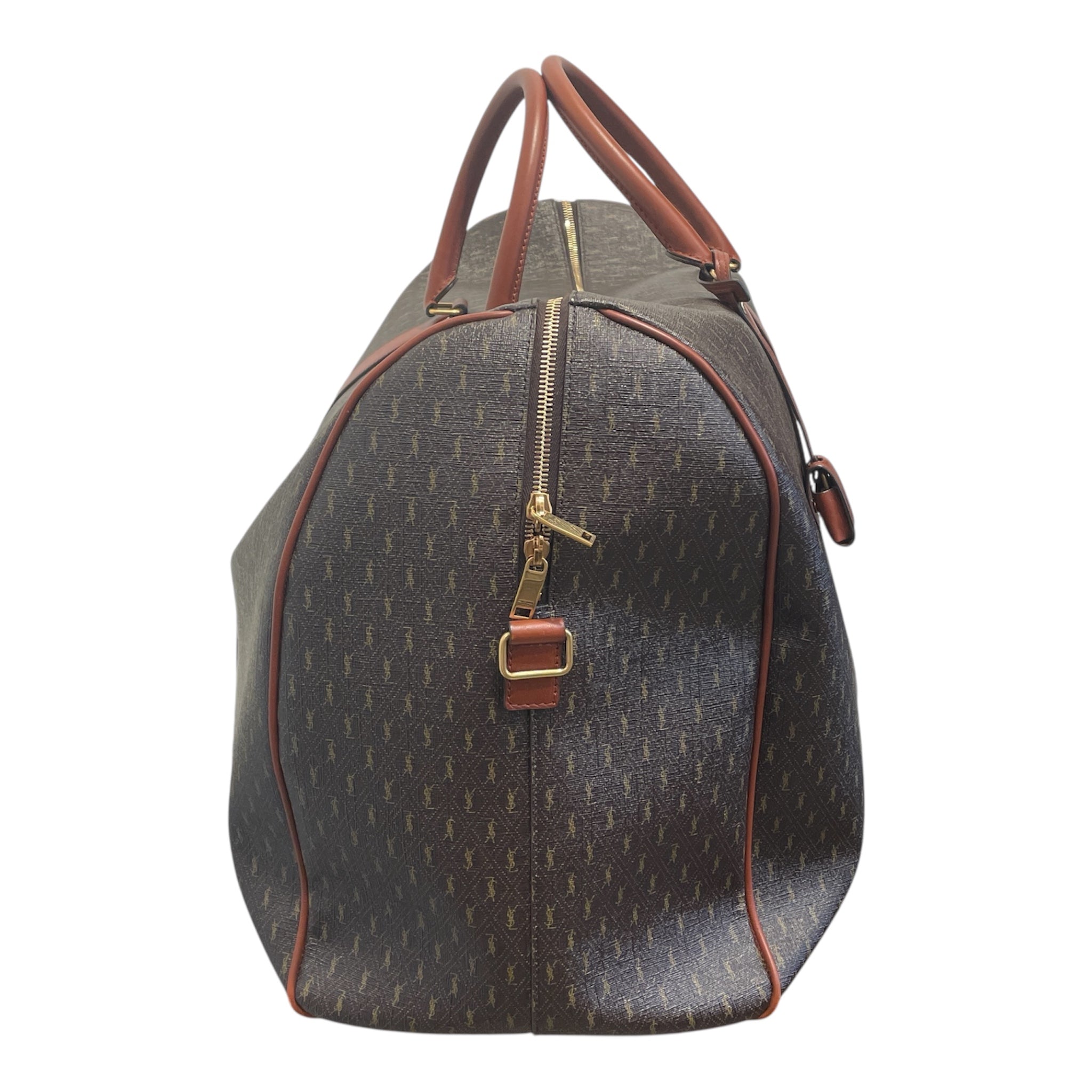SAINT LAURENT/Luggage/Monogram/Leather/BRW/Le Monogramme 72H view 3