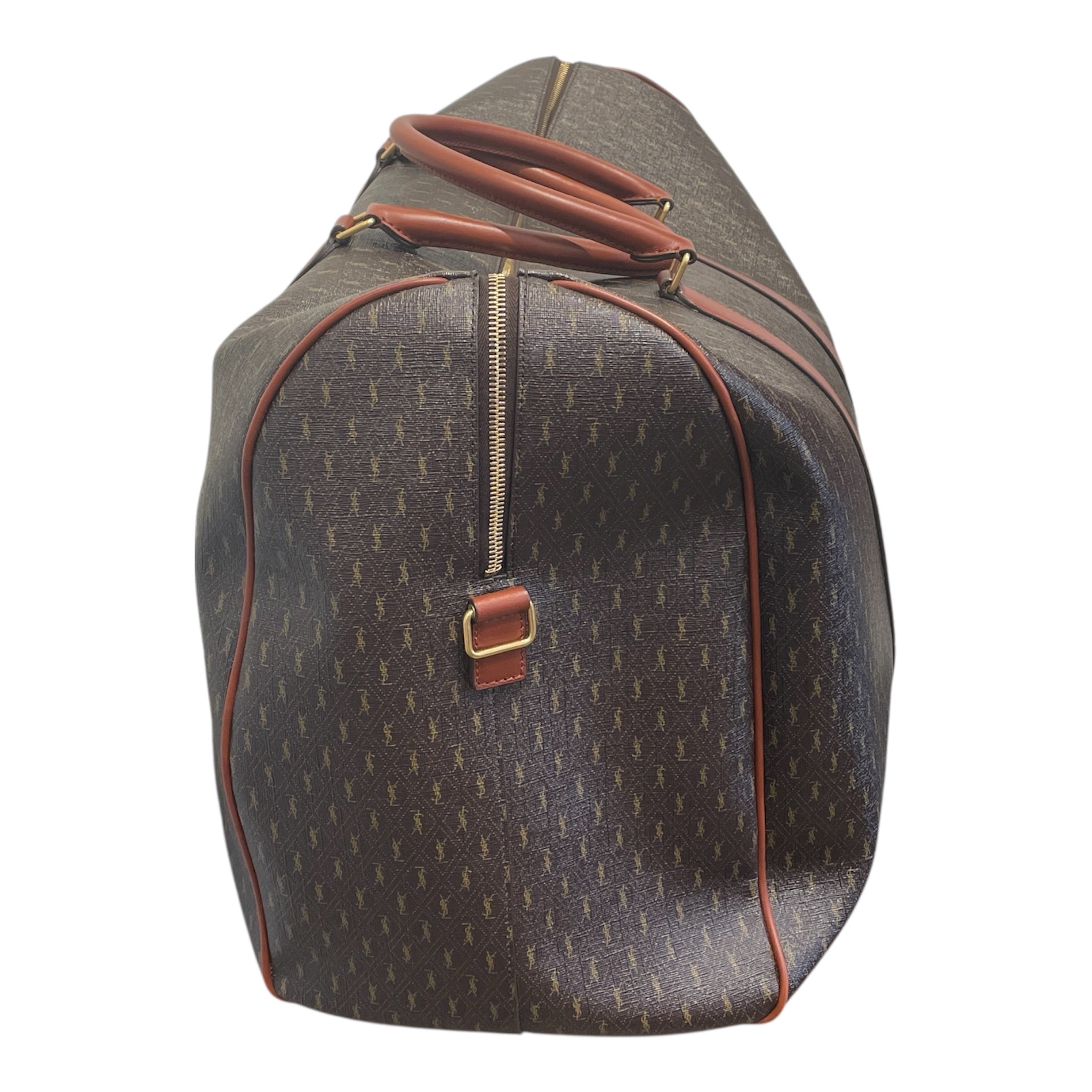 SAINT LAURENT/Luggage/Monogram/Leather/BRW/Le Monogramme 72H view 4