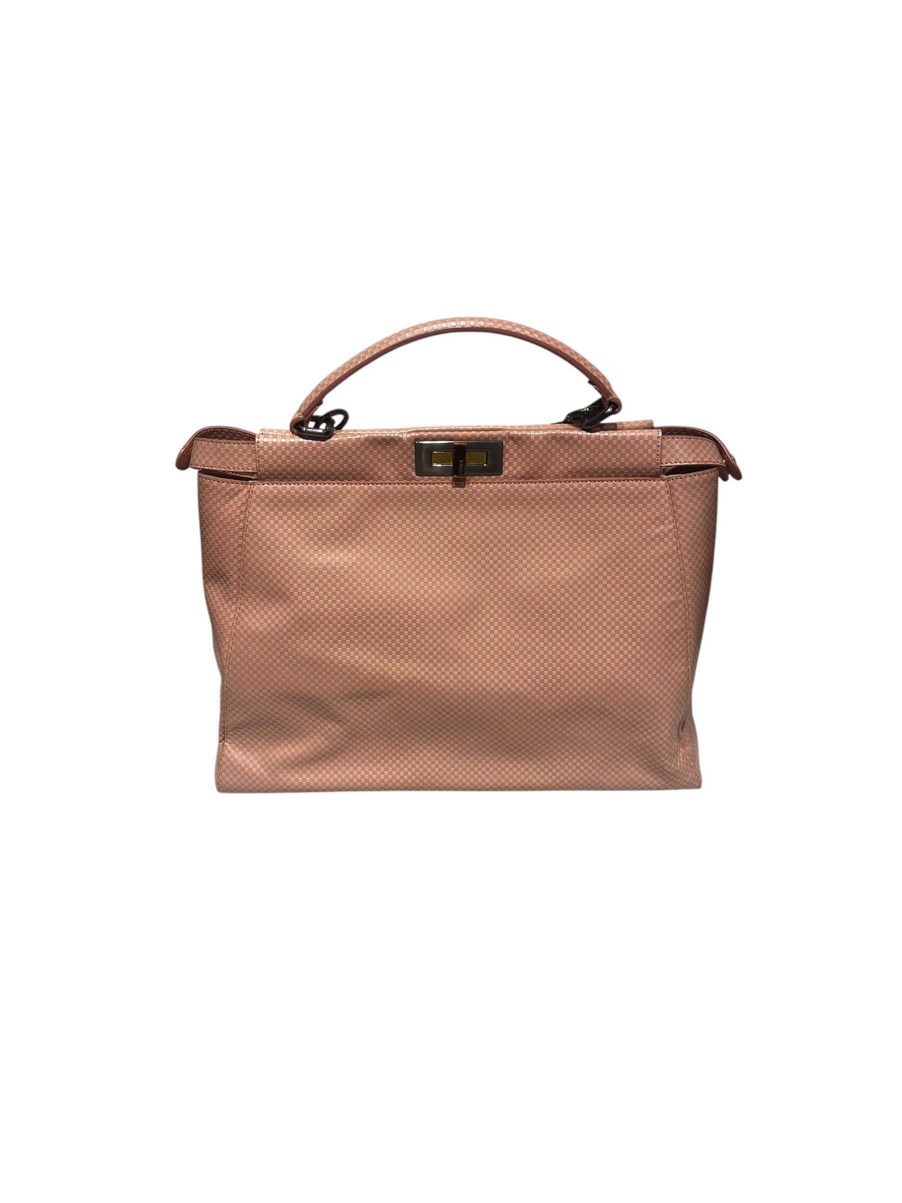 FENDI/Hand Bag/Leather/PNK/Peekabo Hand Bag view 1