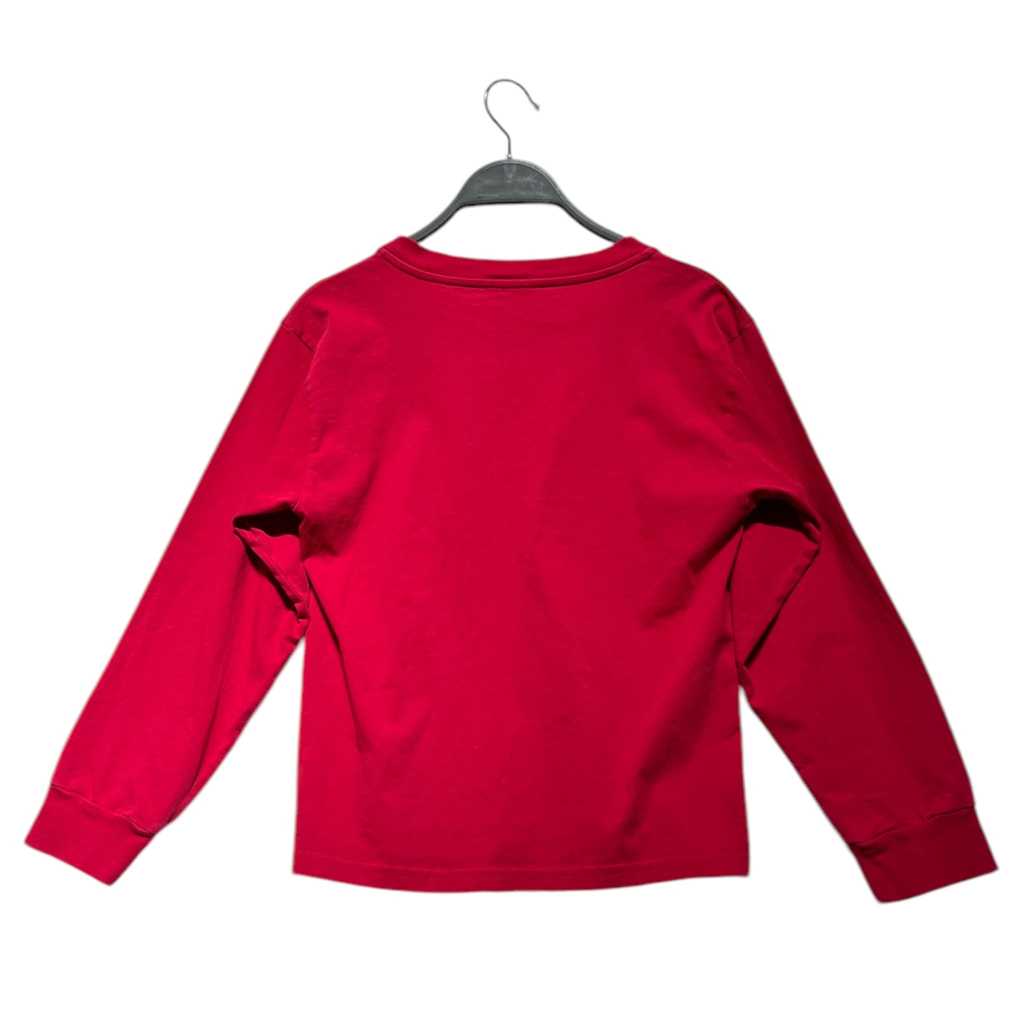 BALENCIAGA/LS T-Shirt/10/Cotton/RED/Balenciaga Paris Spell Out LS view 2