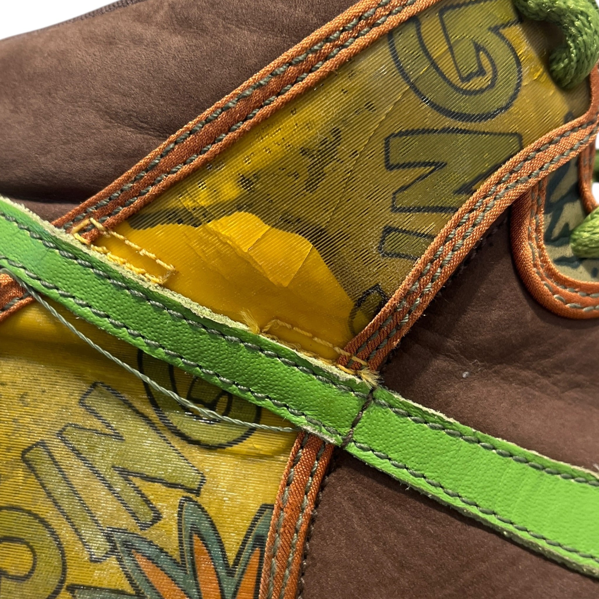 NIKE/Vintage/Hi-Sneakers/US 8.5/Graphic/GRN/SB DE LA SOUL BROWN AND GREEN view 7