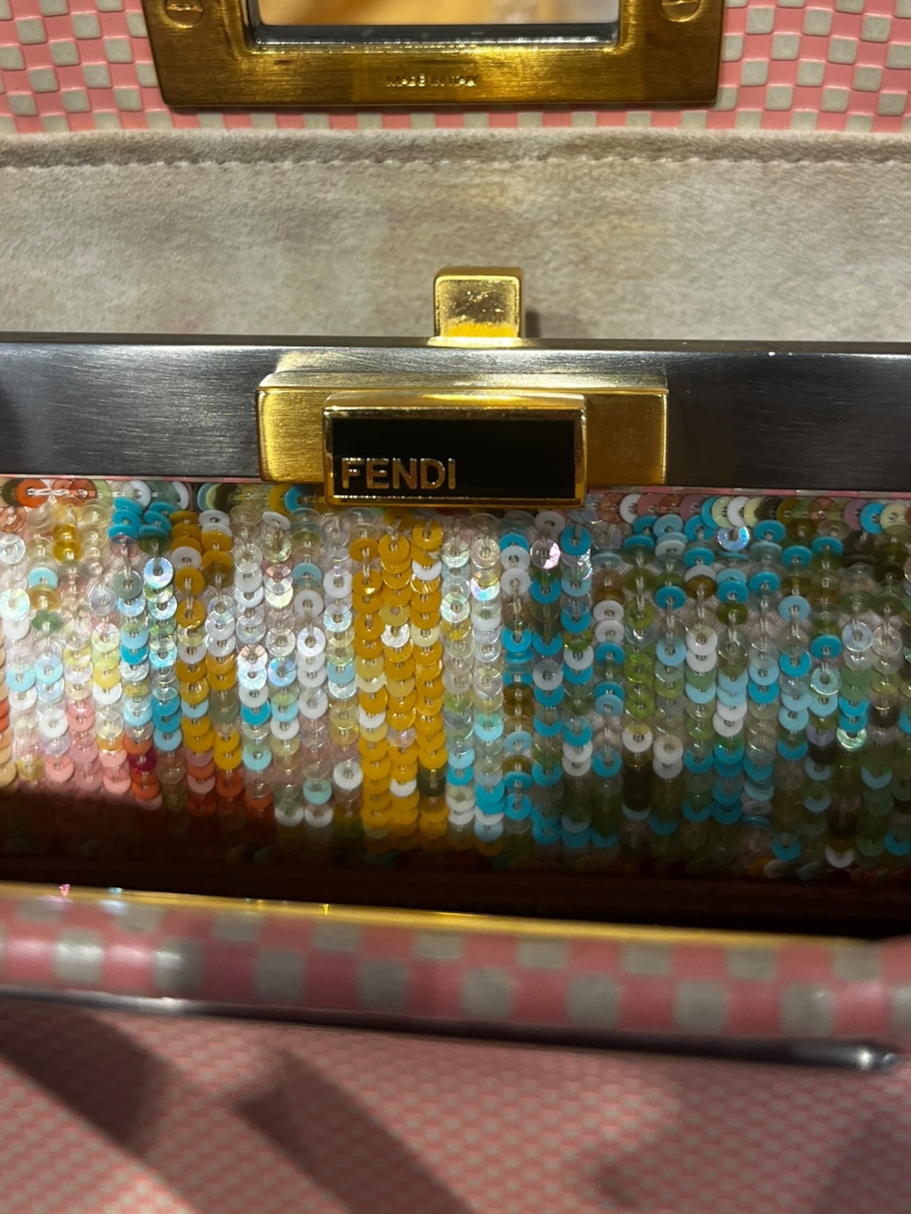FENDI/Hand Bag/Leather/PNK/Peekabo Hand Bag view 5