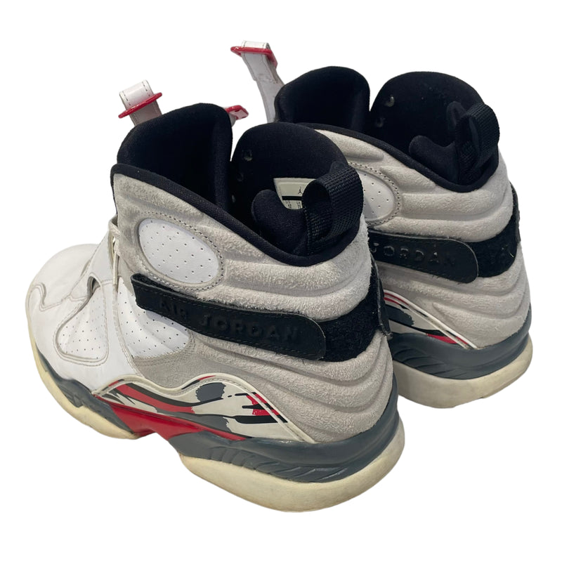 NIKE/AIR JORDAN 8 RETRO/Hi-Sneakers/US 12/Leather/WHT/305381-103
