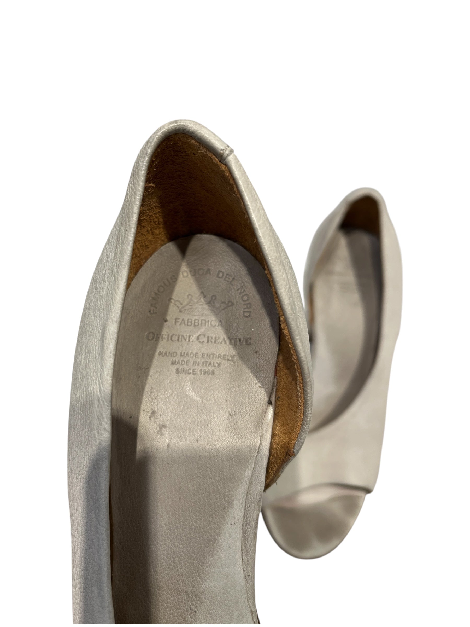 OFFICINE CREATIVE/Heels/EU 39/Leather/WHT/ view 6