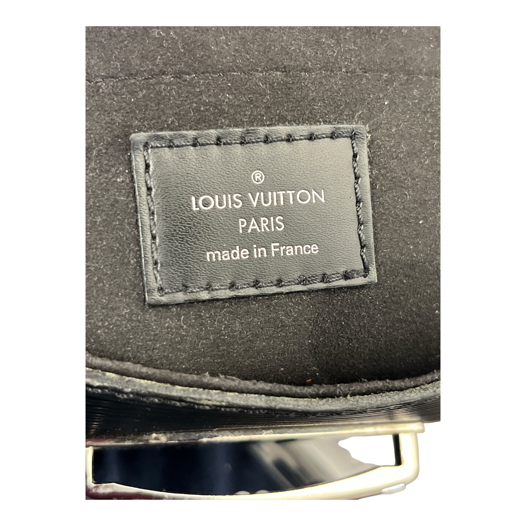 LOUIS VUITTON/Hand Bag/Leather/BLK/Epi Leather Pochette Montaigne view 4