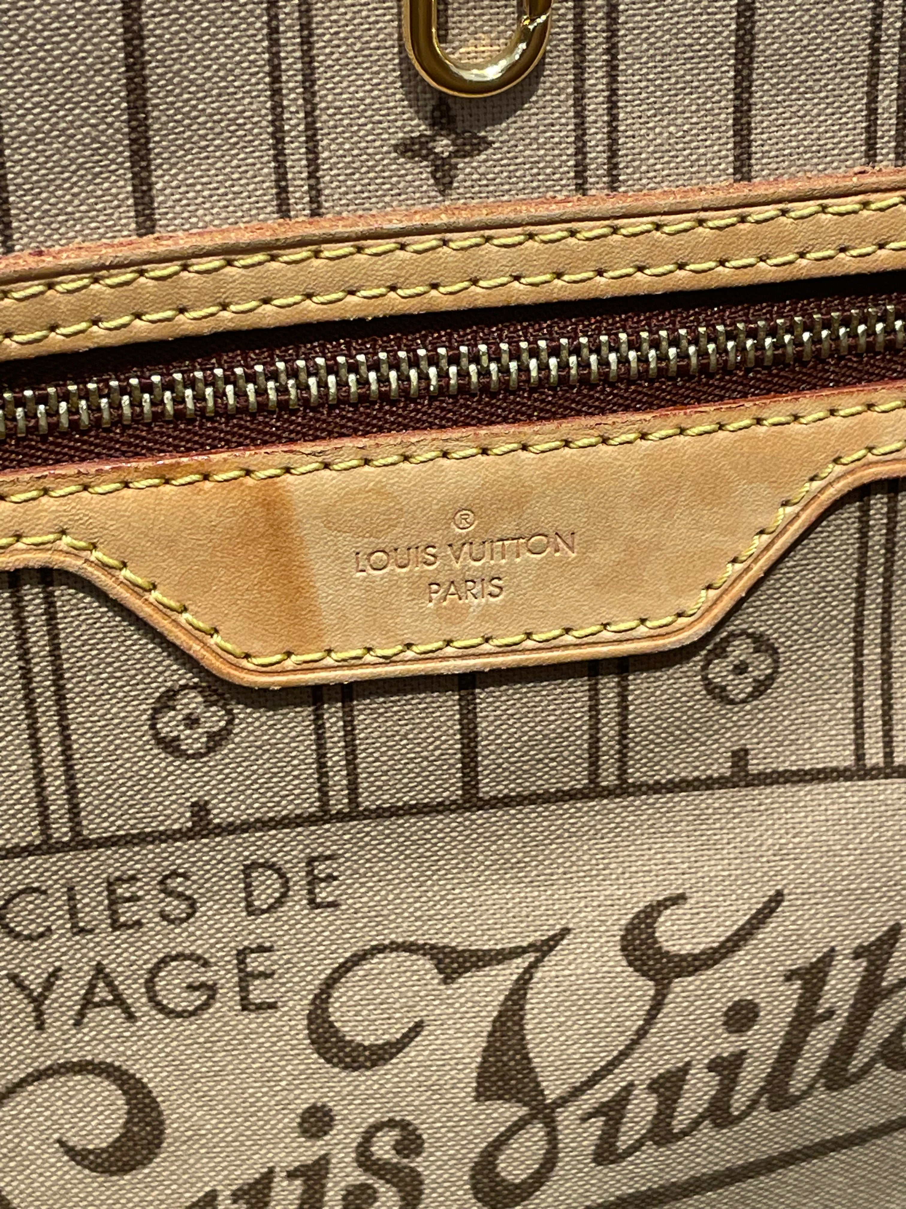 LOUIS VUITTON/Tote Bag/Monogram/Leather/BRW/Neverful MM Monogram Tote view 5