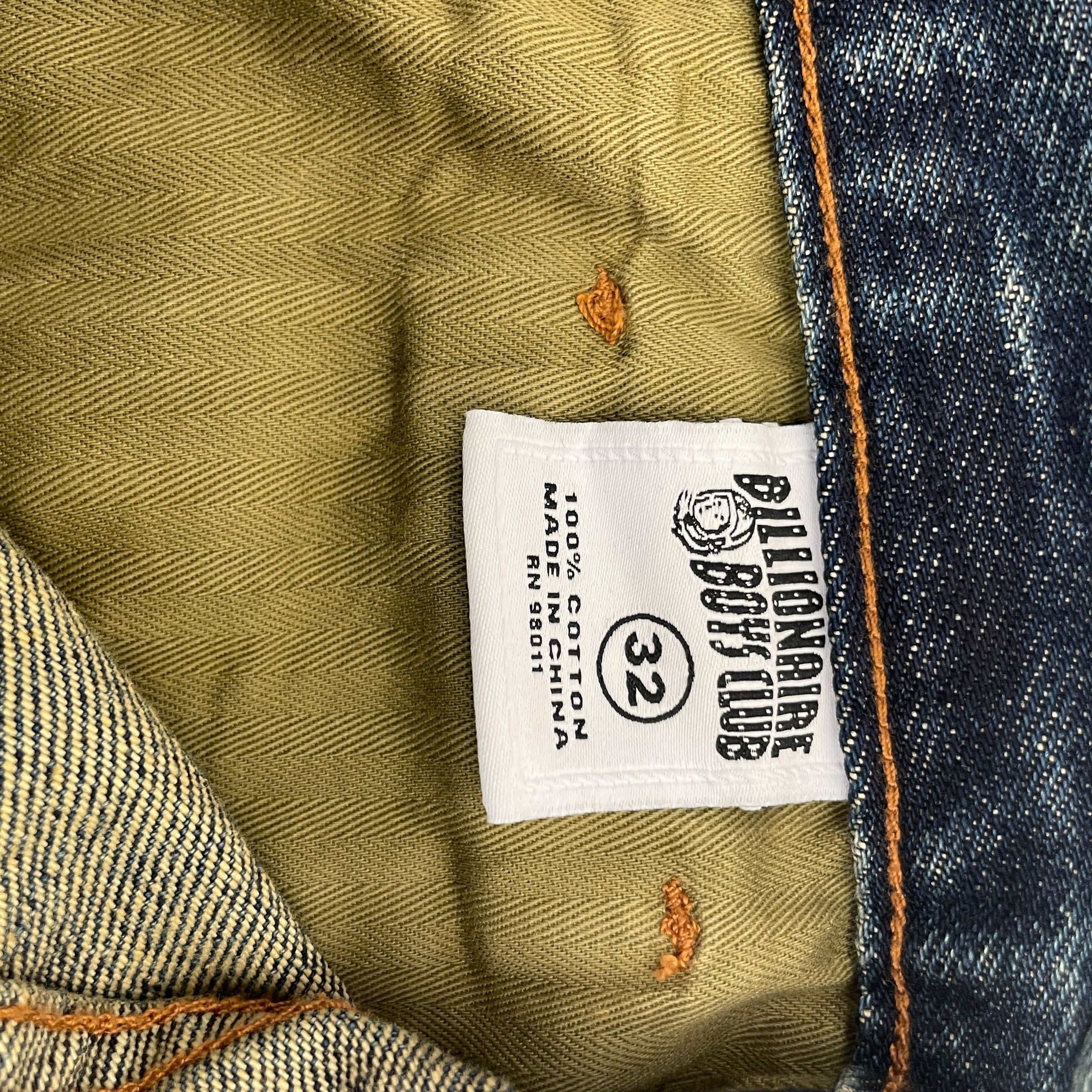 BILLIONAIRE BOYS CLUB/Straight Pants/32/Denim/IDG/ASTRO BACK POCKET view 4