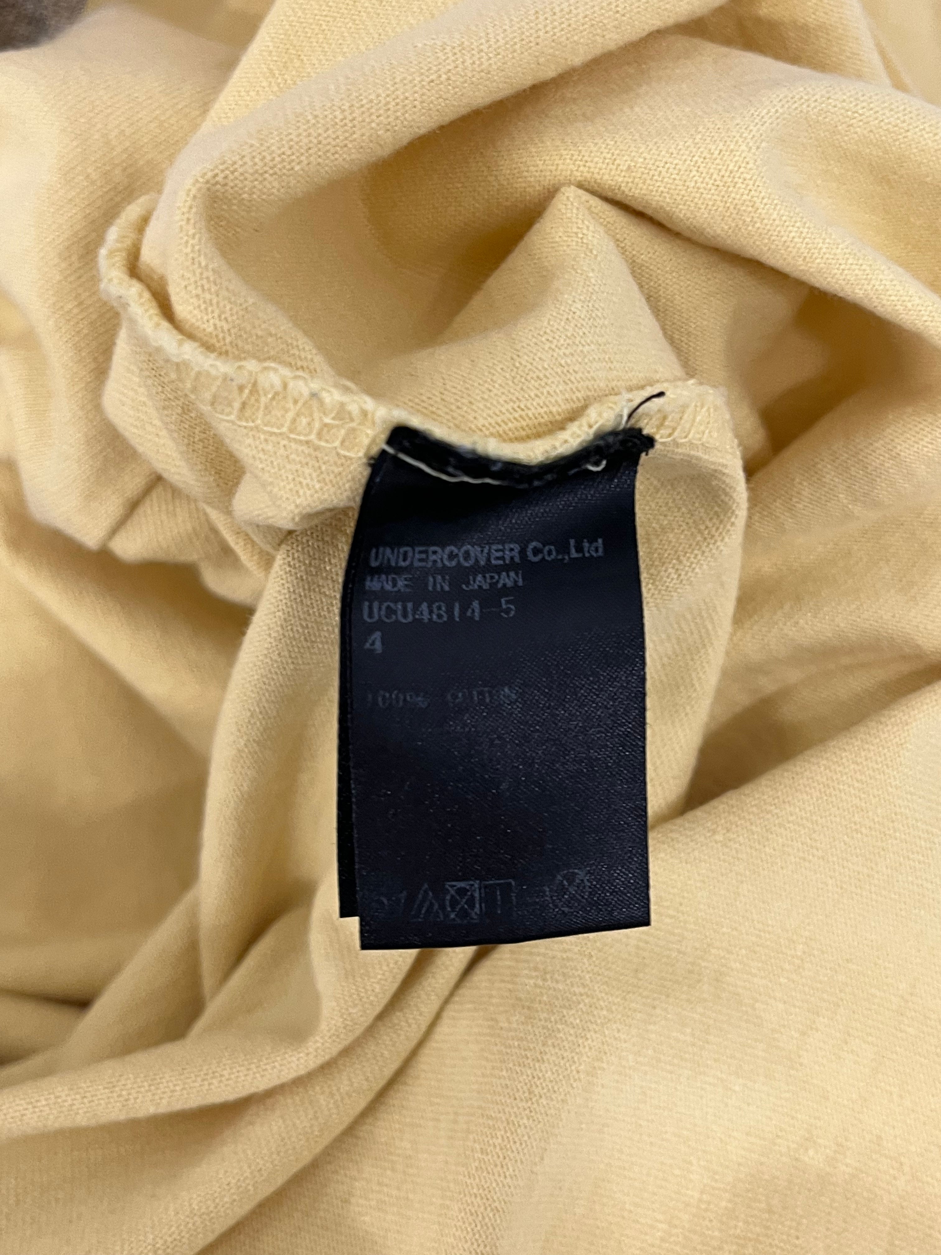 UNDERCOVER/T-Shirt/Cotton/YEL/18SS SWIRL PORTRAIT VESH-CHES view 4