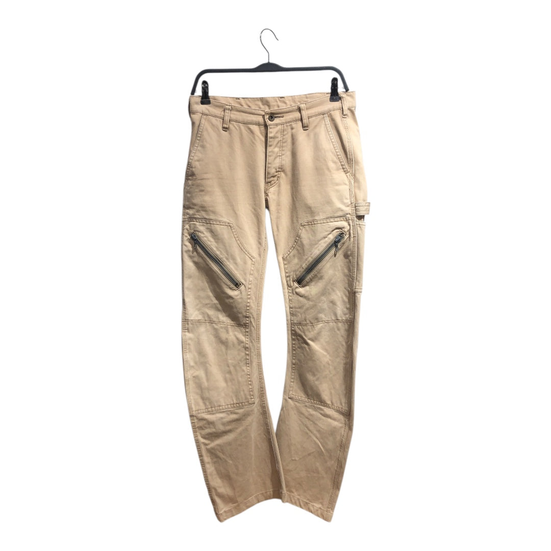 Attachment/Cargo Pants/1/Cotton/KHK/Button Fly/double-knee zipper view 1