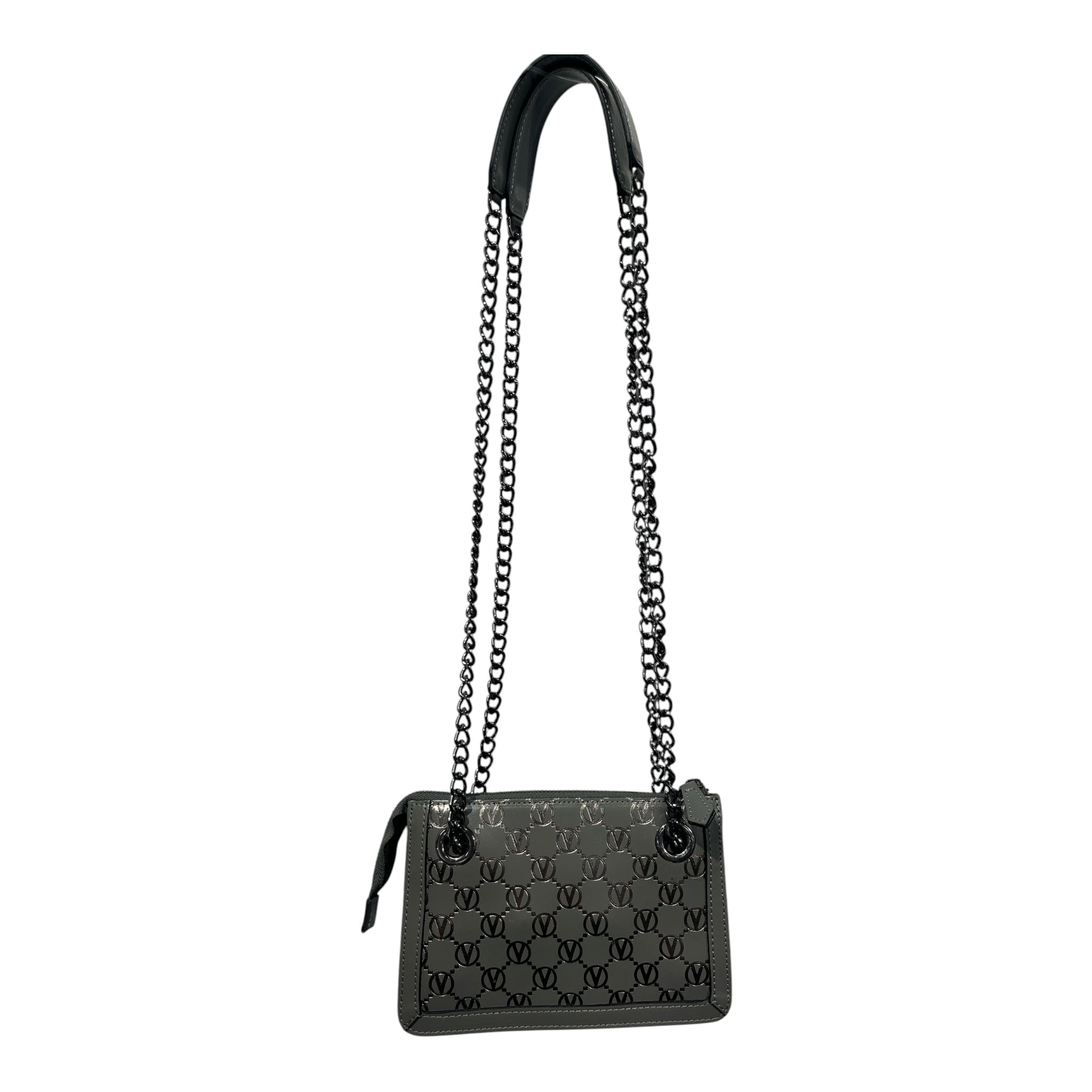 VALENTINO/Clutch Bag/Monogram/Leather/GRY/MONOGRAM CROSSBODY BAG view 2