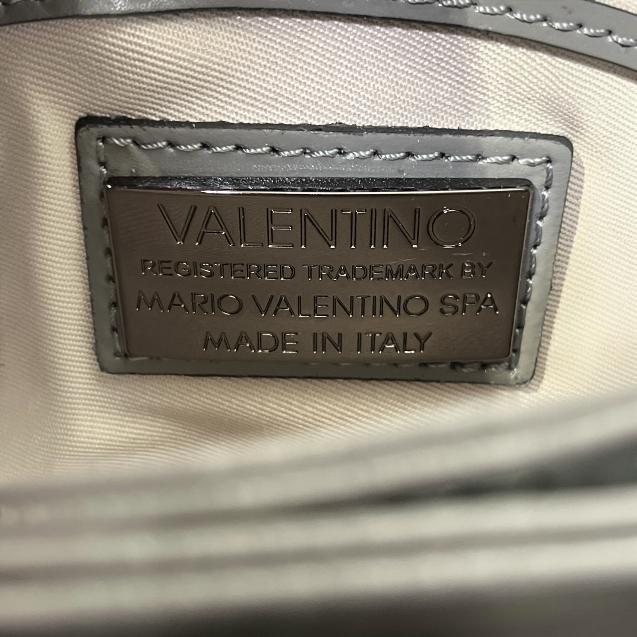 VALENTINO/Clutch Bag/Monogram/Leather/GRY/MONOGRAM CROSSBODY BAG view 3