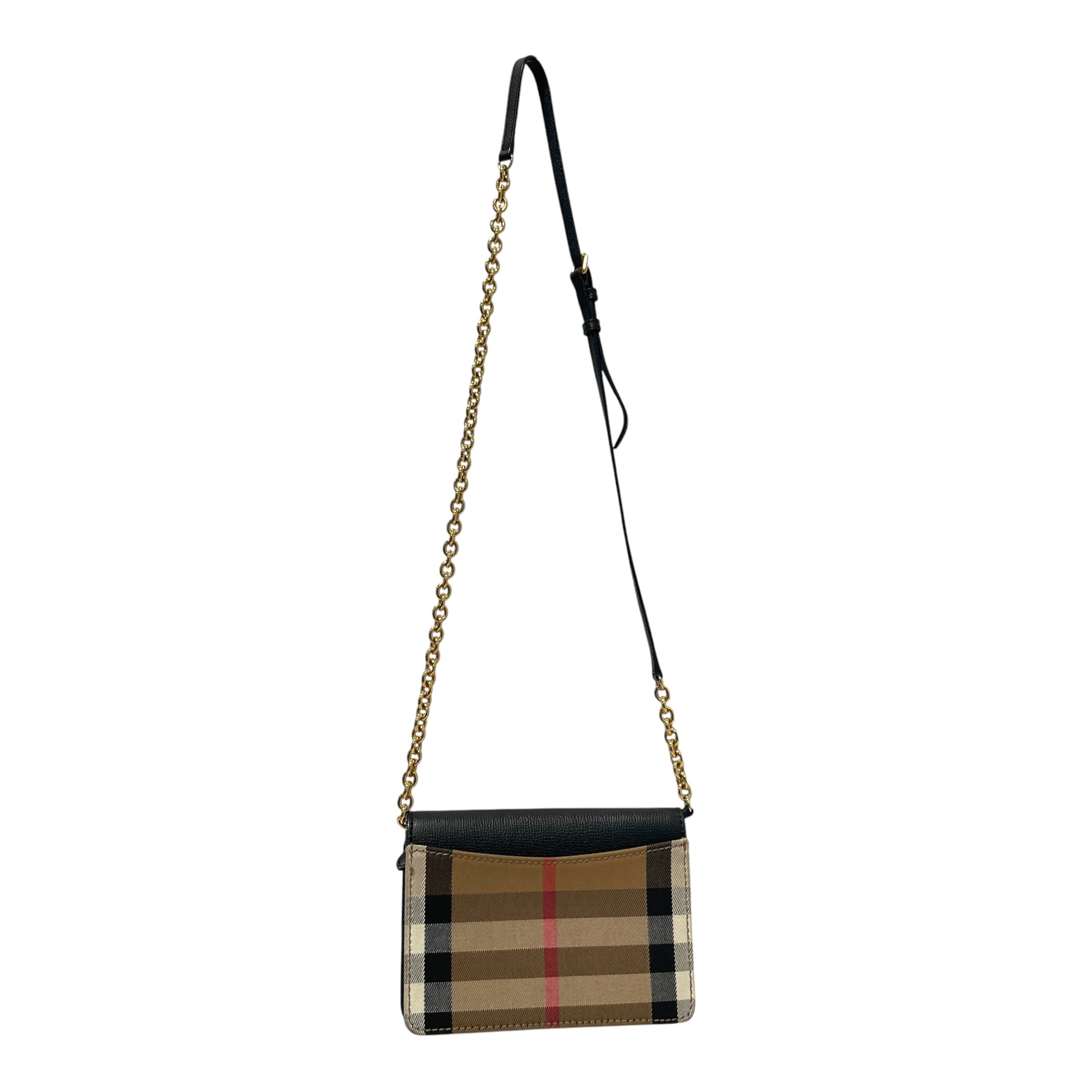 BURBERRY/Cross Body Bag/Plaid/Cotton/BEG/Hampshire Wallet view 3
