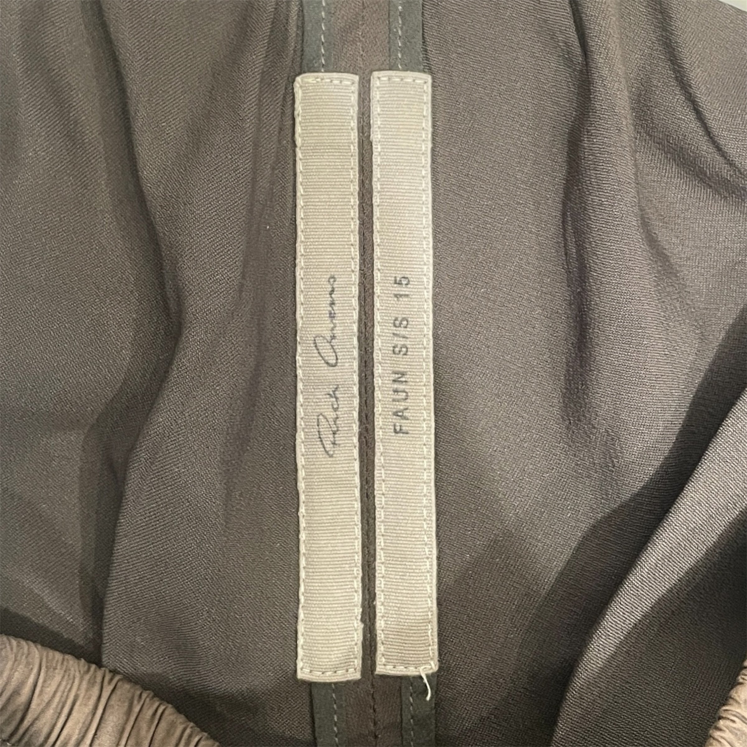 Rick Owens/Shorts/S/Cotton/GRY/ view 3