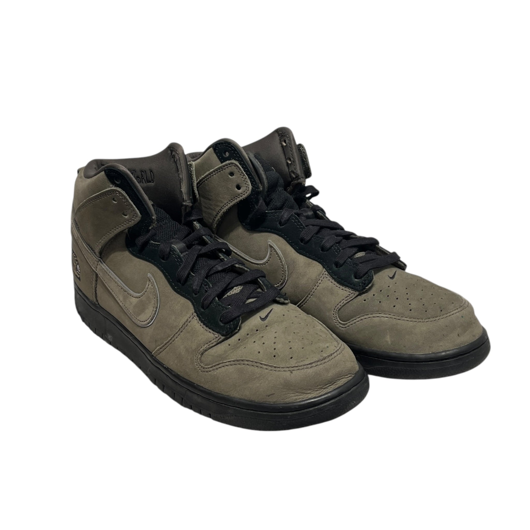 NIKE/Hi-Sneakers/US 11/GRN/SOULGODS OLIVE HIGHTOP view 1