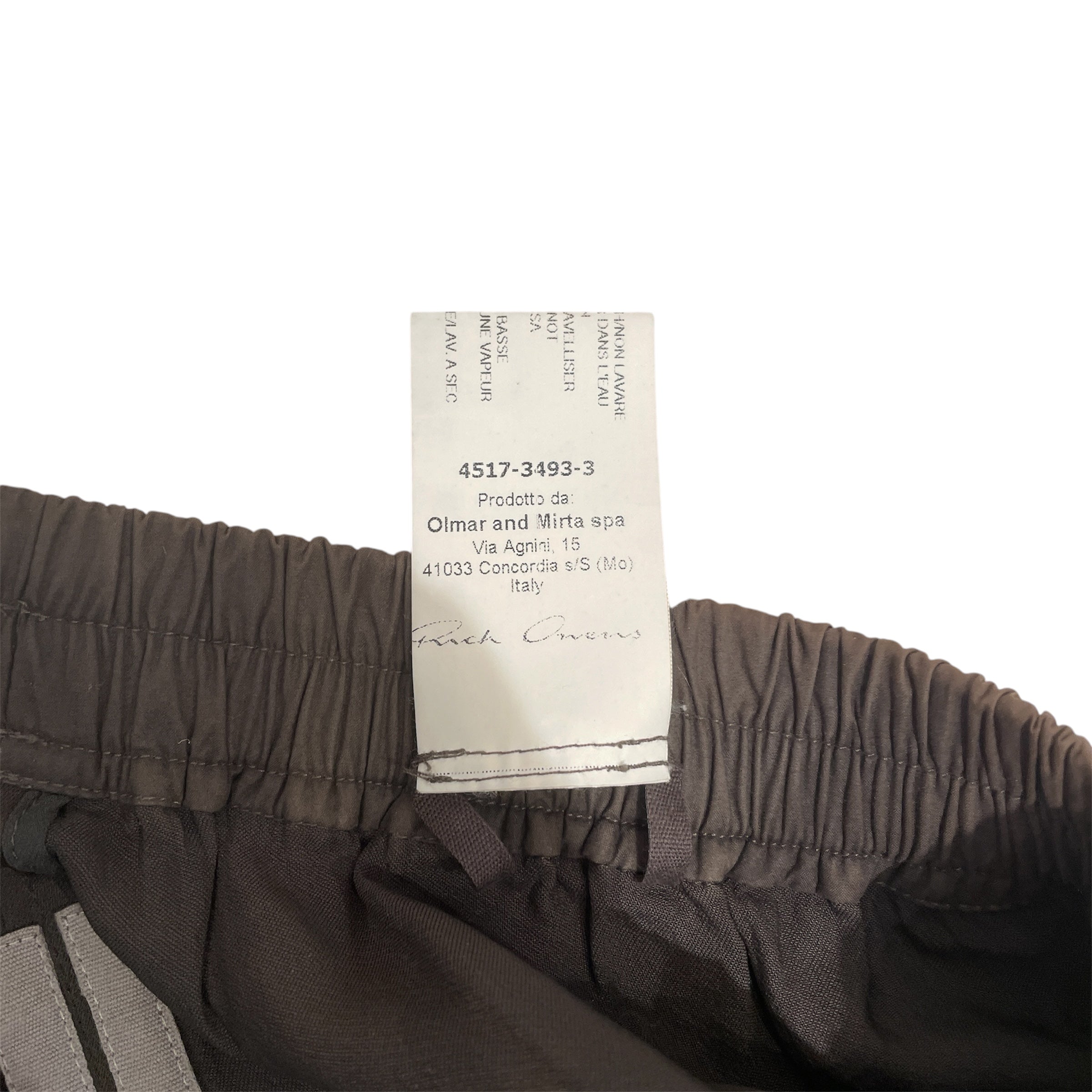 Rick Owens/Shorts/S/Cotton/GRY/ view 5