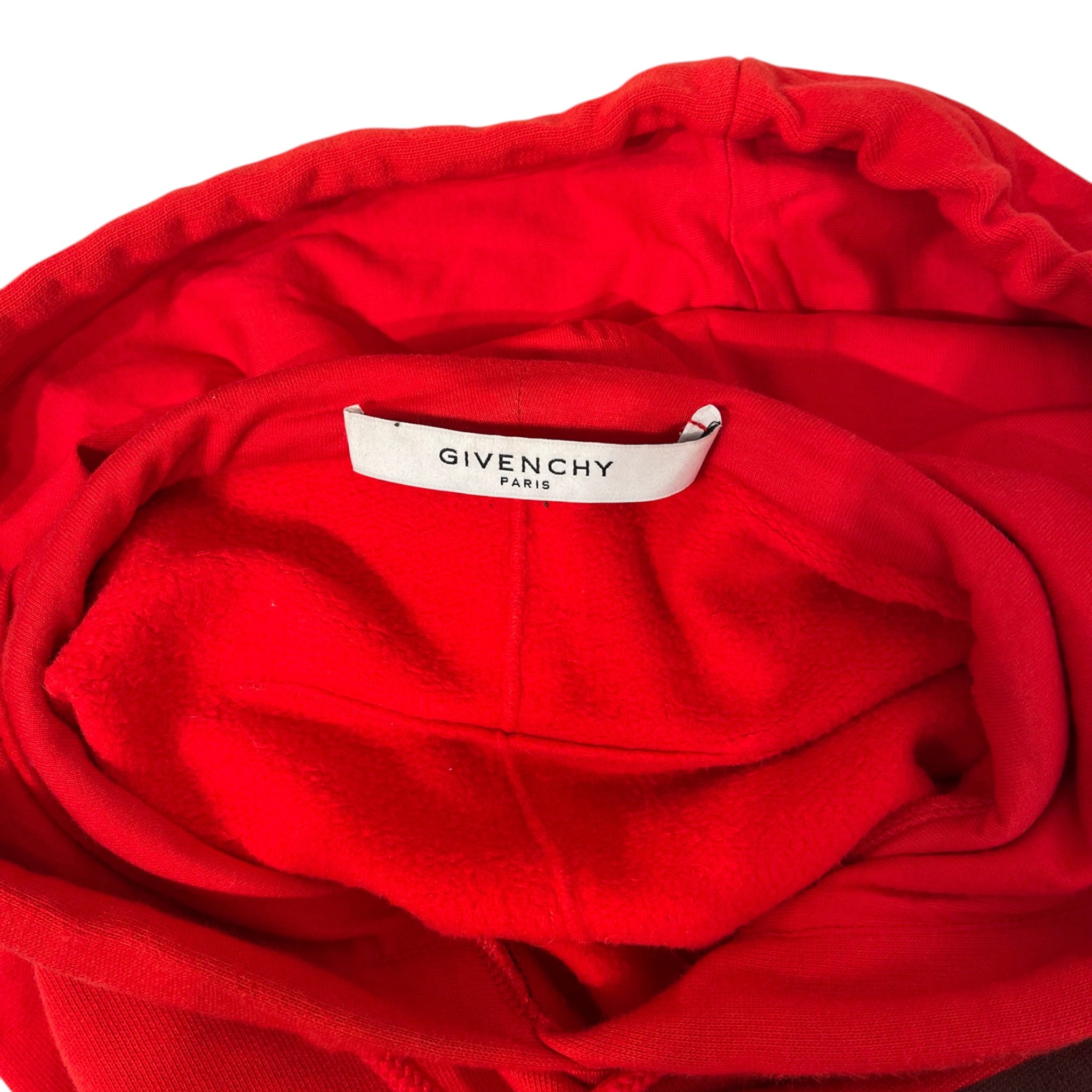 GIVENCHY/Vest/XS/Graphic/Cotton/RED/BAMBI SPLIT HOODIE view 3