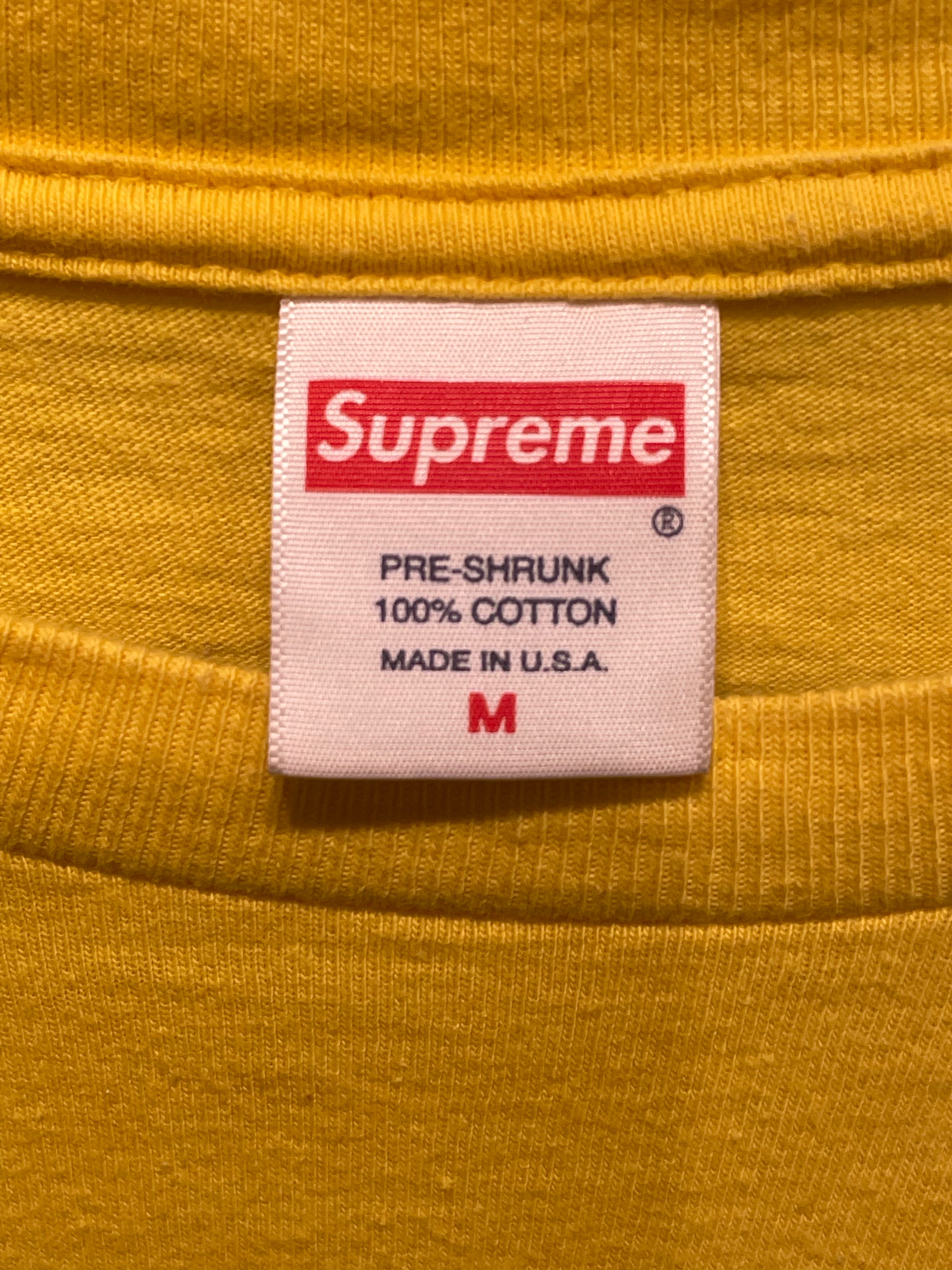 Supreme/T-Shirt/M/Cotton/YEL/Graphic/pharoah sanders view 3