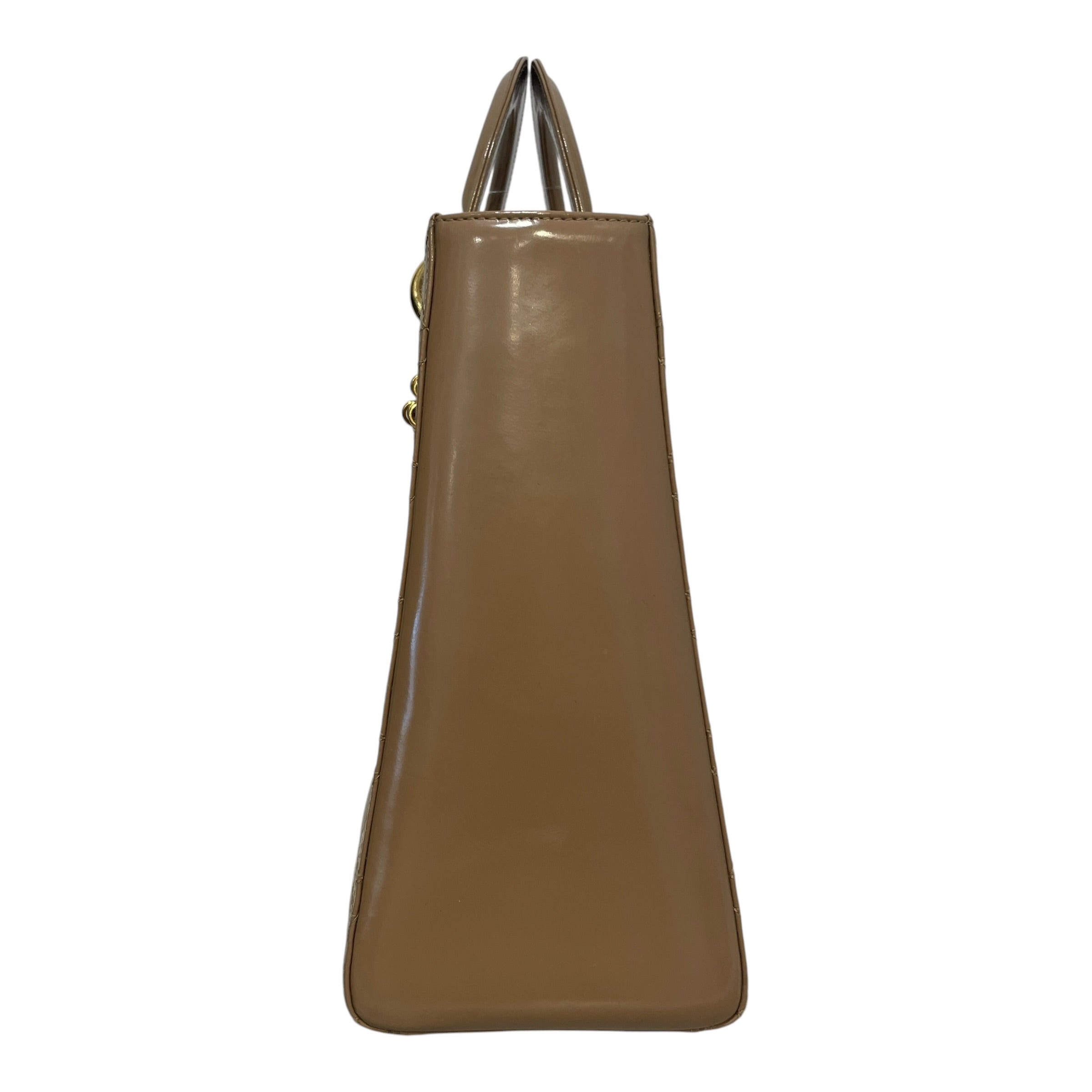 Christian Dior/Hand Bag/Leather/BEG/Dior Lady Handbag view 2