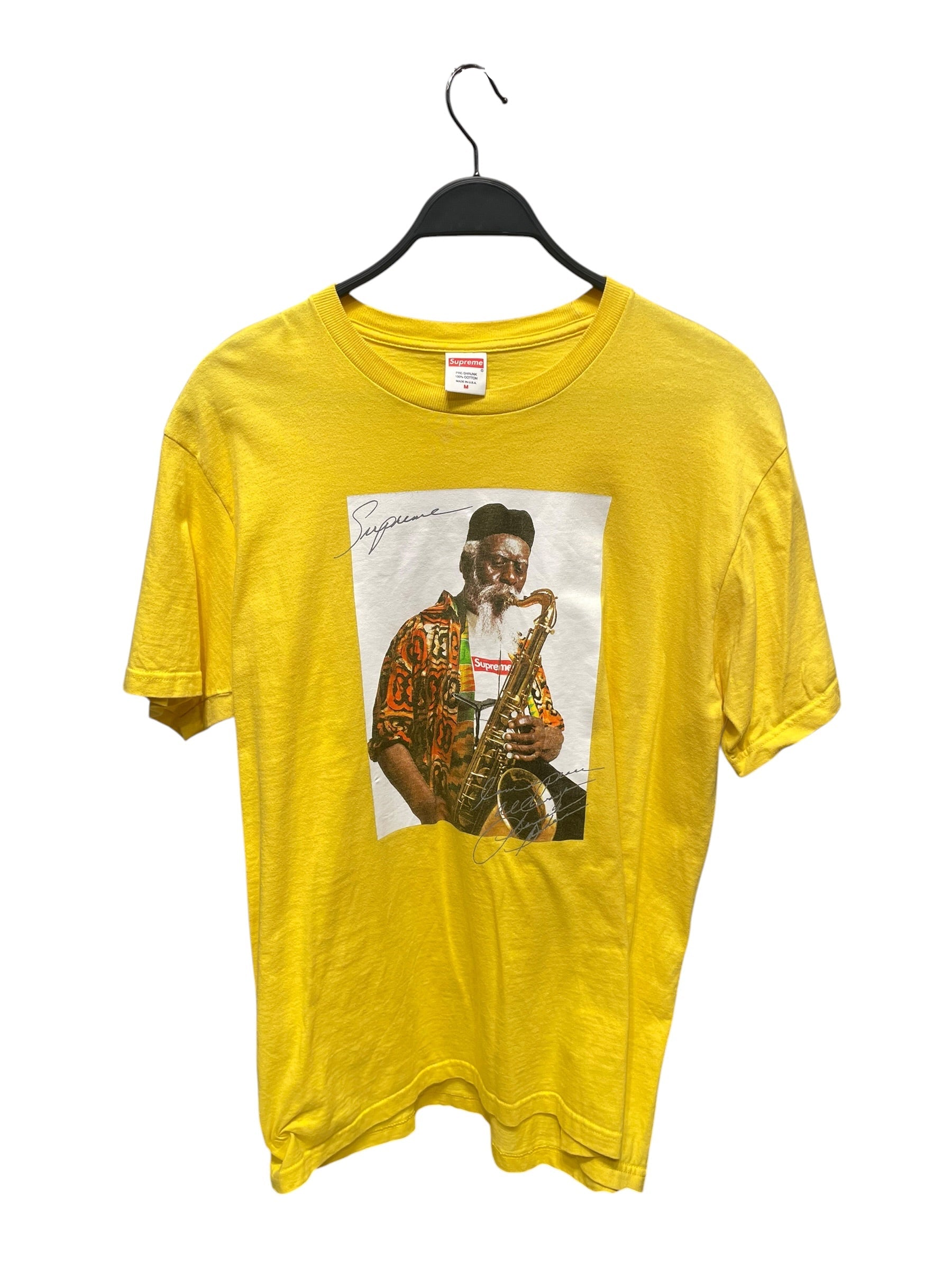 Supreme/T-Shirt/M/Cotton/YEL/Graphic/pharoah sanders view 1