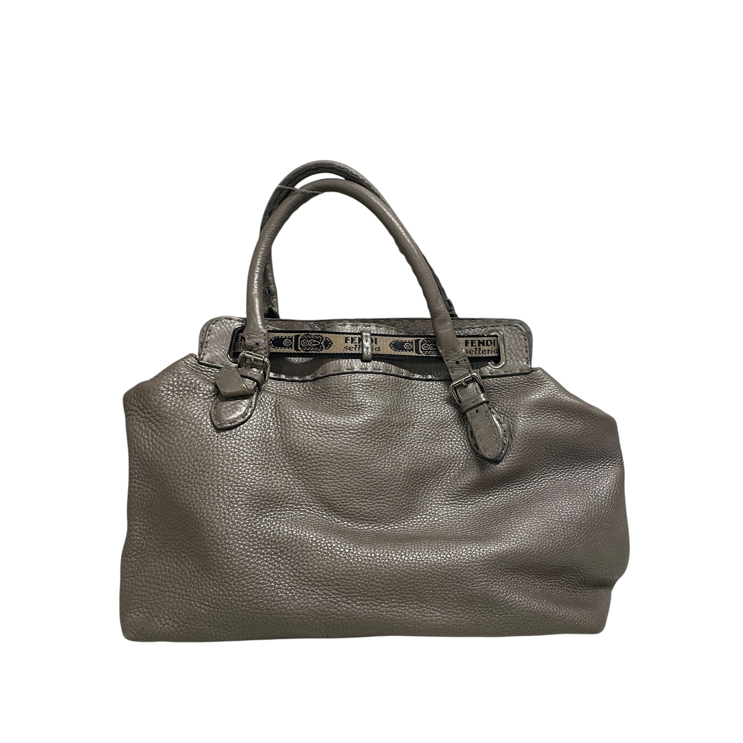 FENDI/Bag/Leather/SLV/LARGE SELLERIA VILLA TOTE view 2