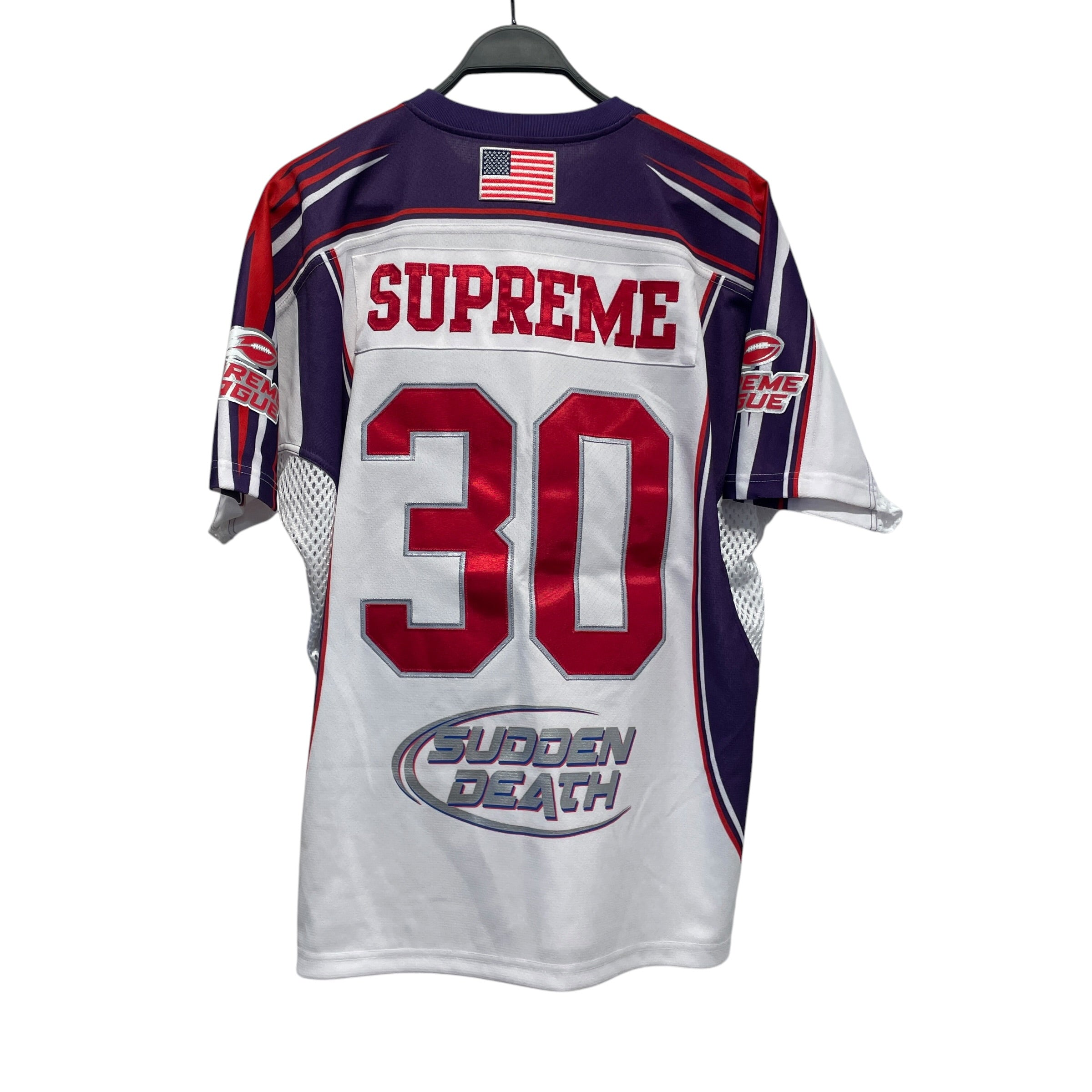 Supreme/T-Shirt/M/Polyester/WHT/All Over Print/SUDDEN DEATH FOOTBALL JERSEY view 2