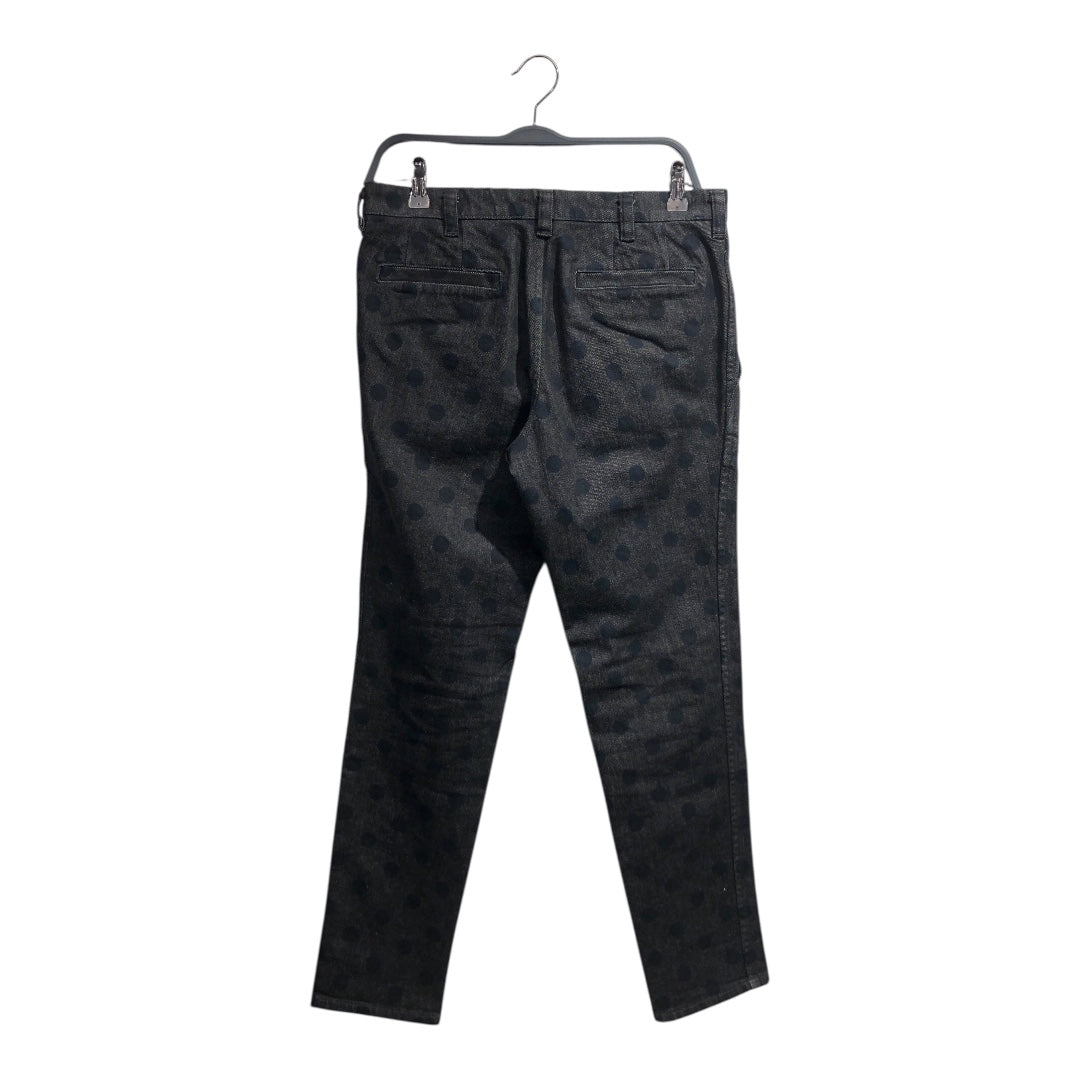 BLUE BLUE/Pants/2/Cotton/BLK/Polka Dot/blue polka dot japanese denim view 2
