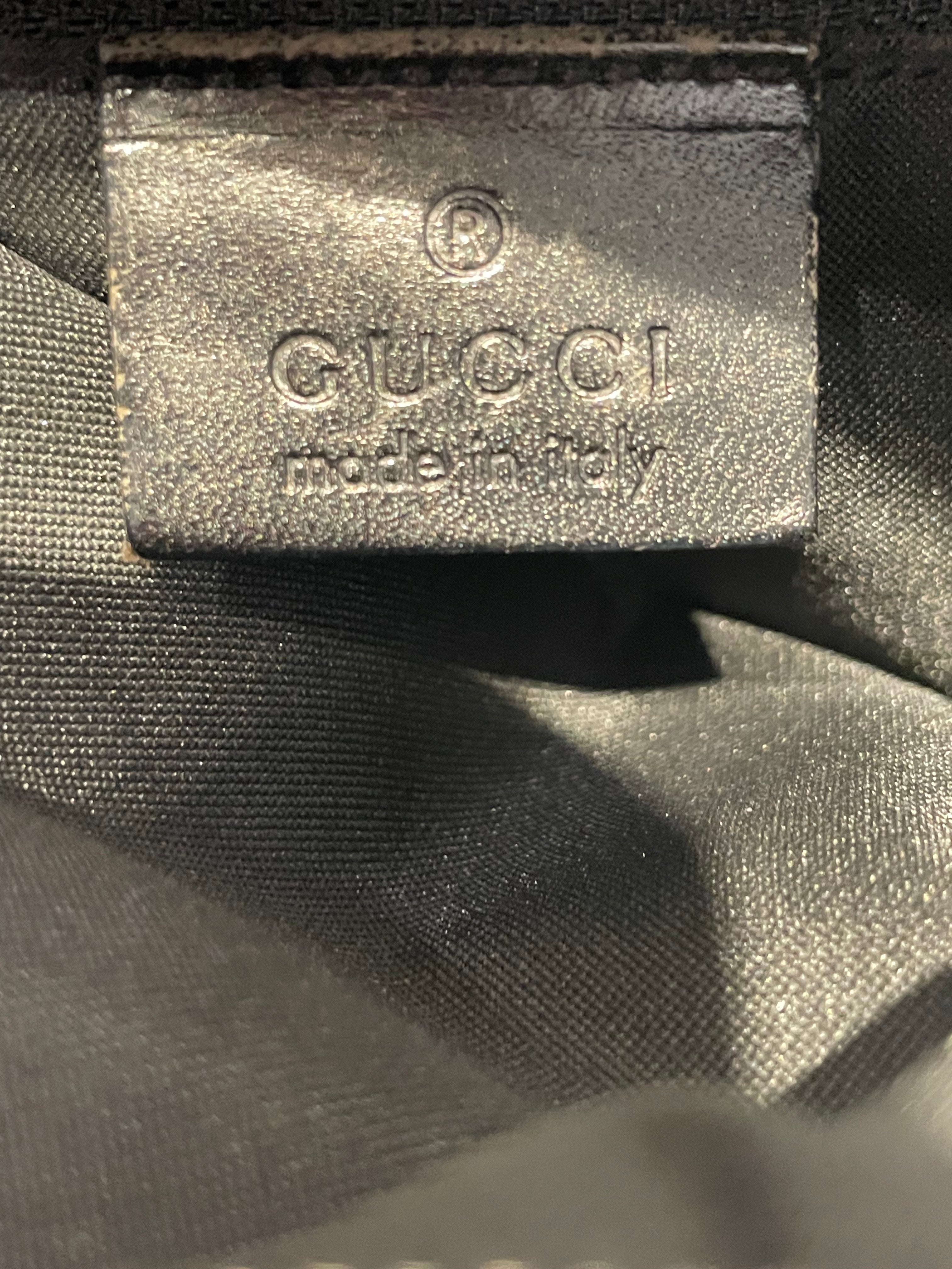 GUCCI/Hand Bag/Monogram/Nylon/BLK/Vntage GG Monogram view 5