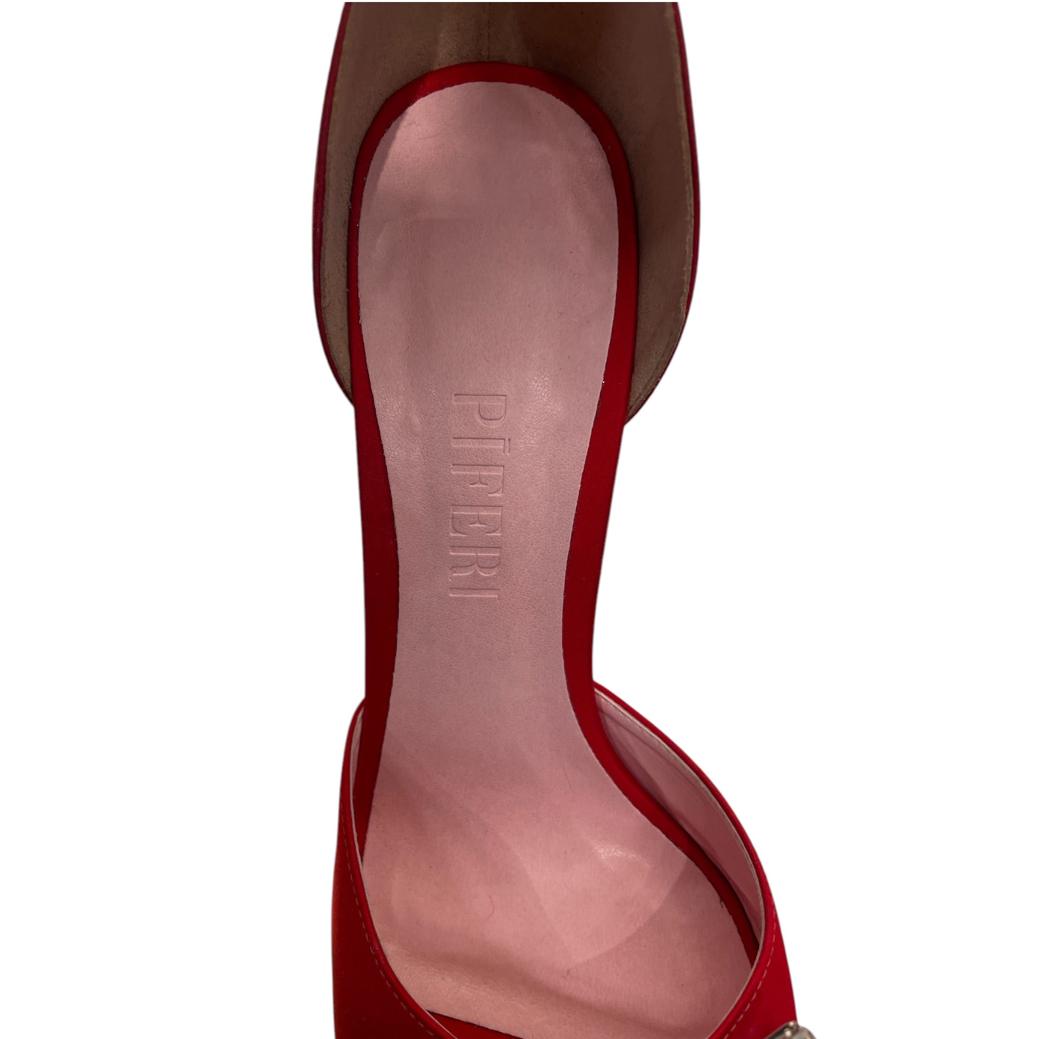 Piferi/Heels/EU 40/Cotton/RED/Rosalia 165mm red view 3