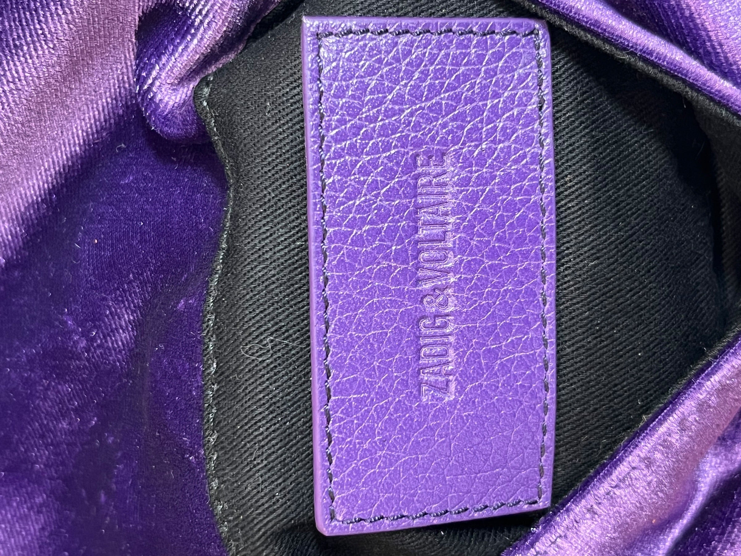 Zadig&Voltaire/Clutch Bag/S/Silk/PPL/ view 3