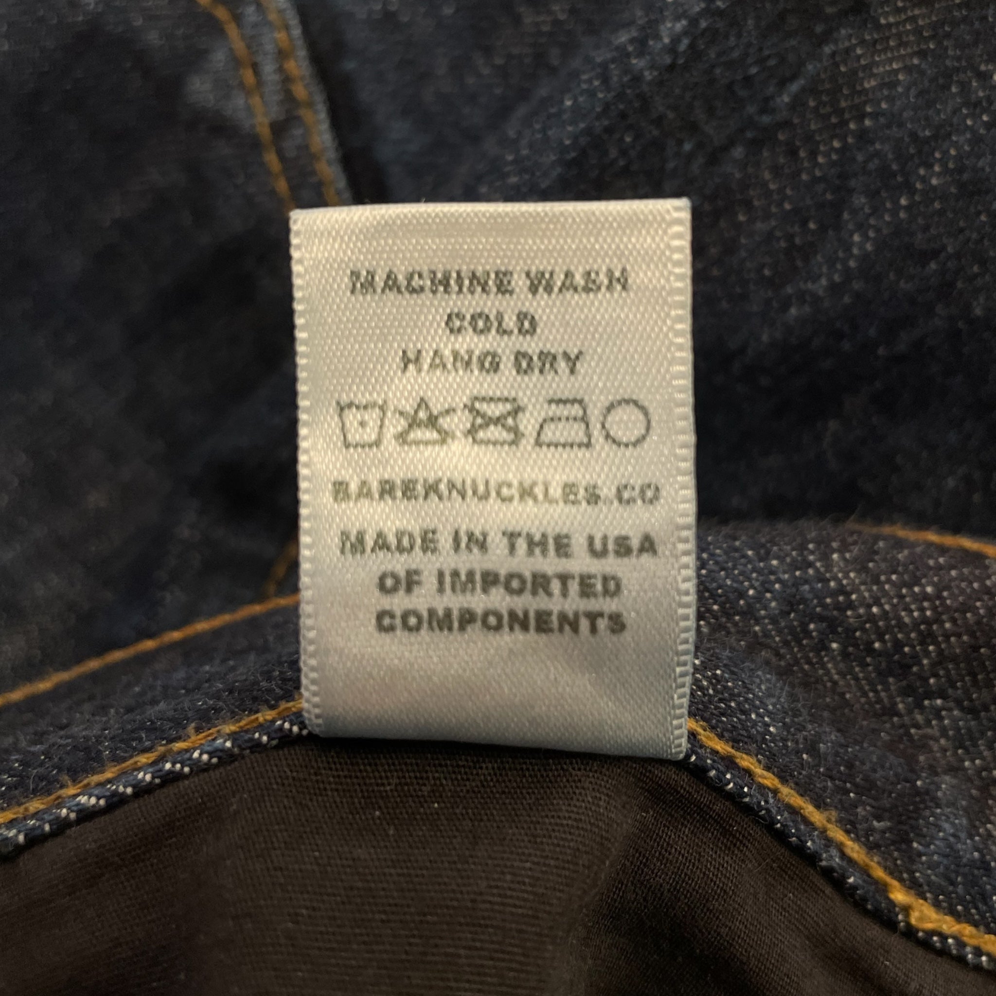 BARE KNUCKLES/Straight Pants/Denim/BLU/ view 4