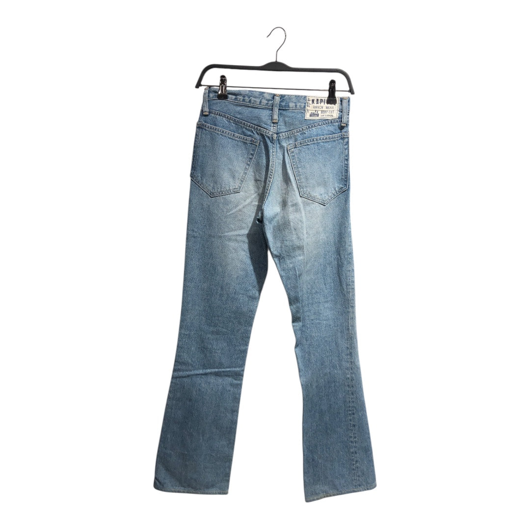 KAPITAL/Bottoms/27/Cotton/BLU/boot cut ranch wear view 2