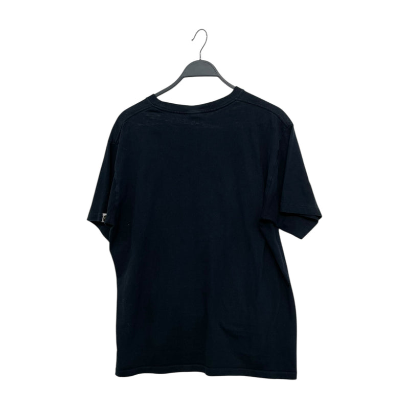 A BATHING APE/T-Shirt/L/Cotton/BLK/Graphic/BABY MILO BLUE CAMO