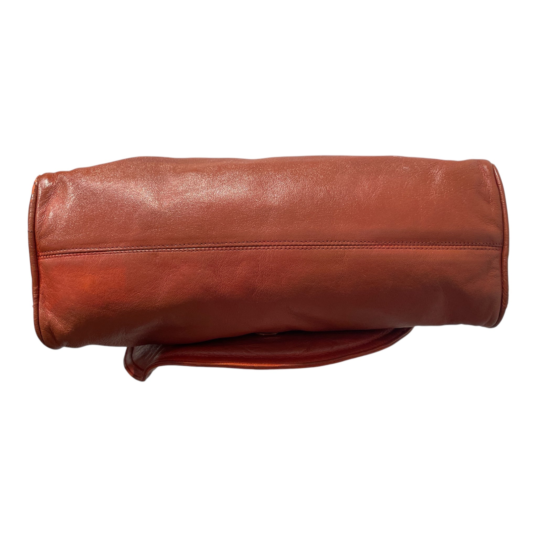 BOTTEGA VENETA/Hand Bag/Leather/ORN/WOODEN STRAP HOLDERS view 3