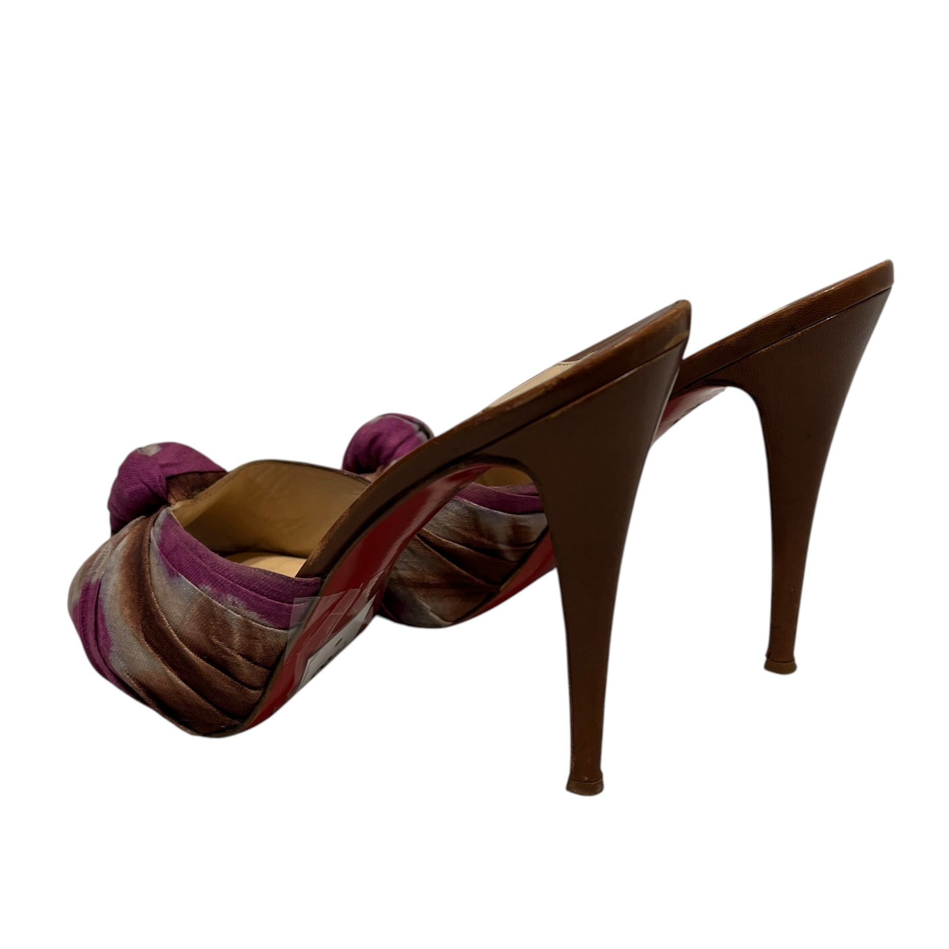 Christian Louboutin/Heels/EU 40/Floral Pattern/PNK/Open-Toe/MADELINE KNOT TIE DYE view 2