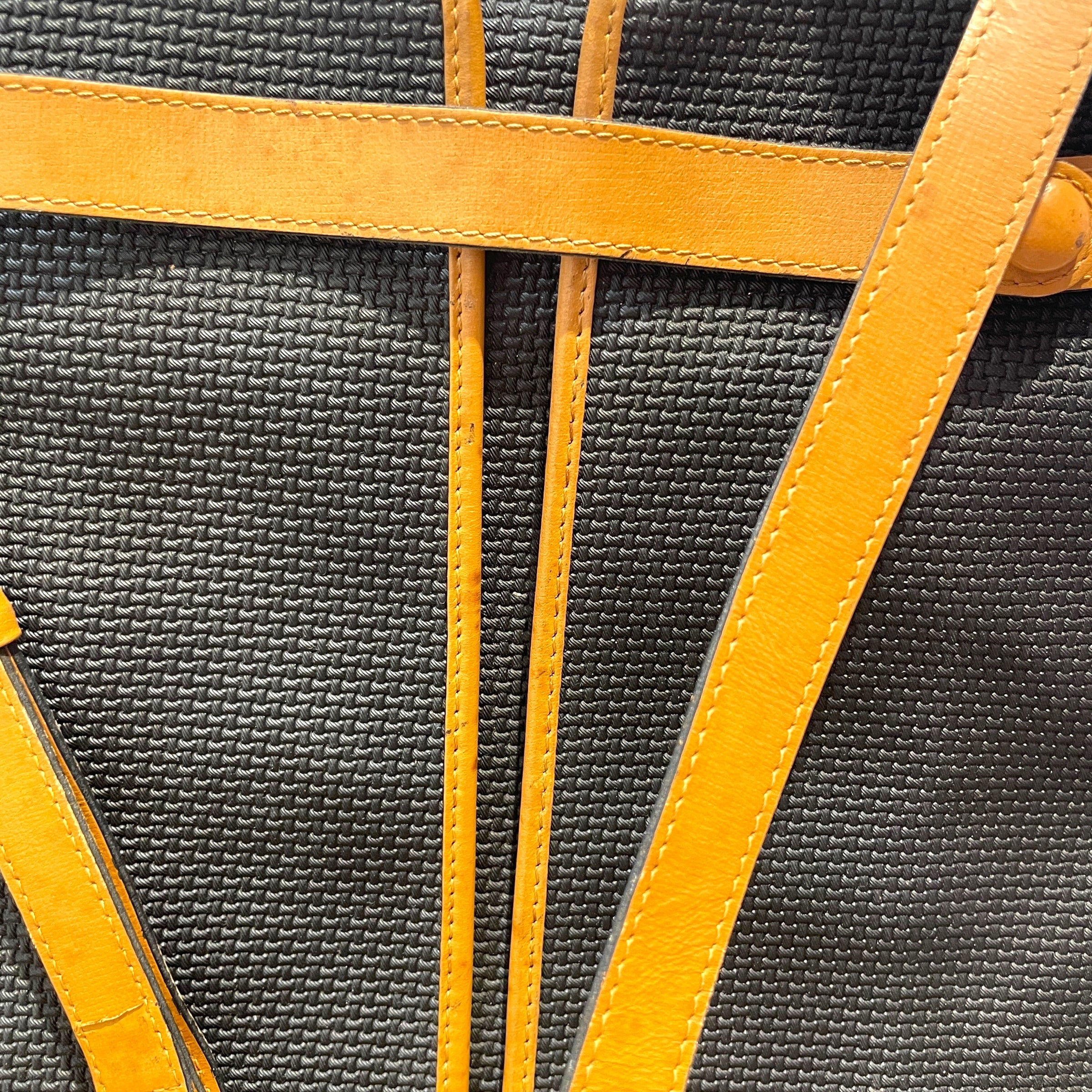 YVES SAINT LAURENT/Bag/Leather/BLK/Leather Trimmed Hand Bag view 5