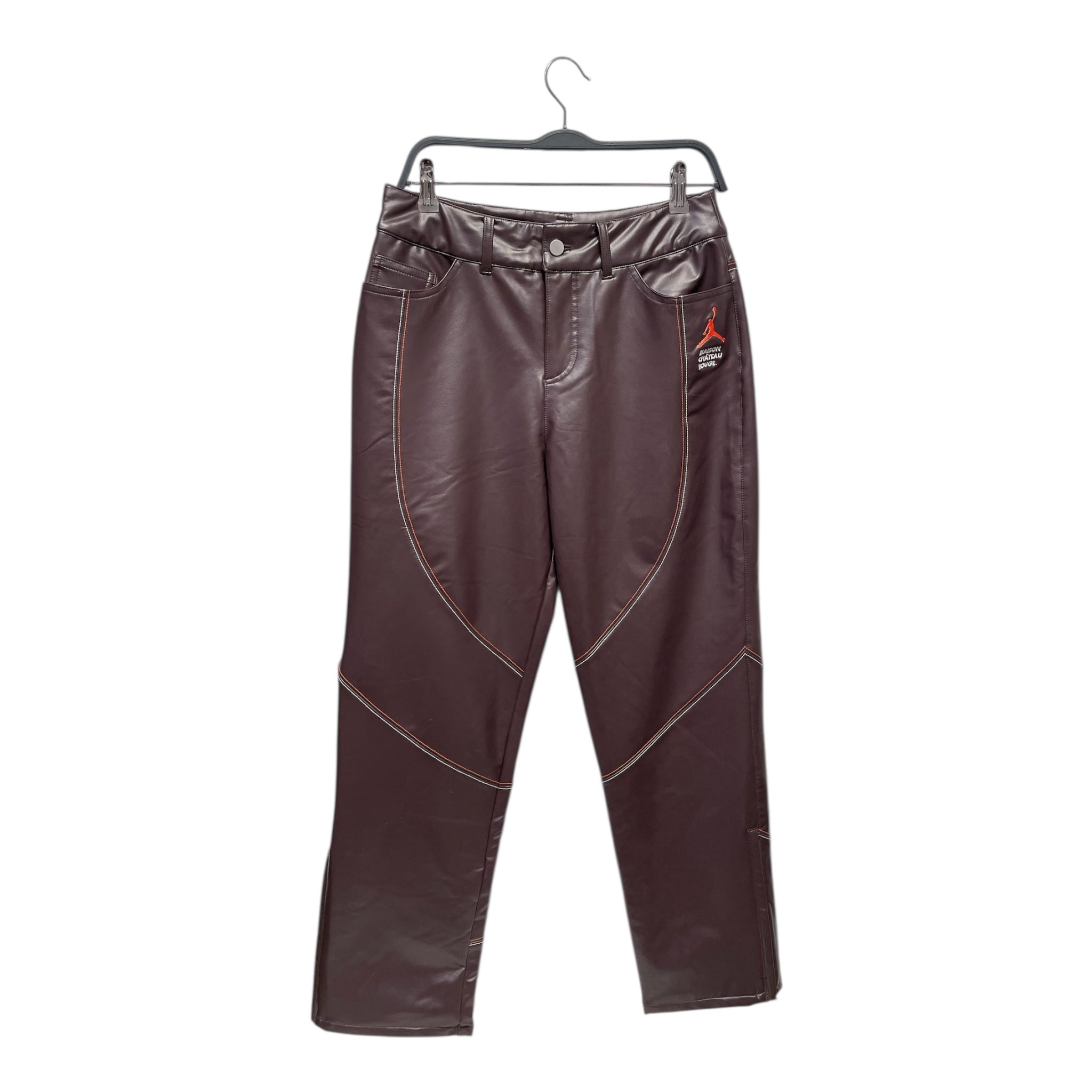 maison chateau rogue/JORDAN BRAND/Straight Pants/Leather/BRD/ view 1